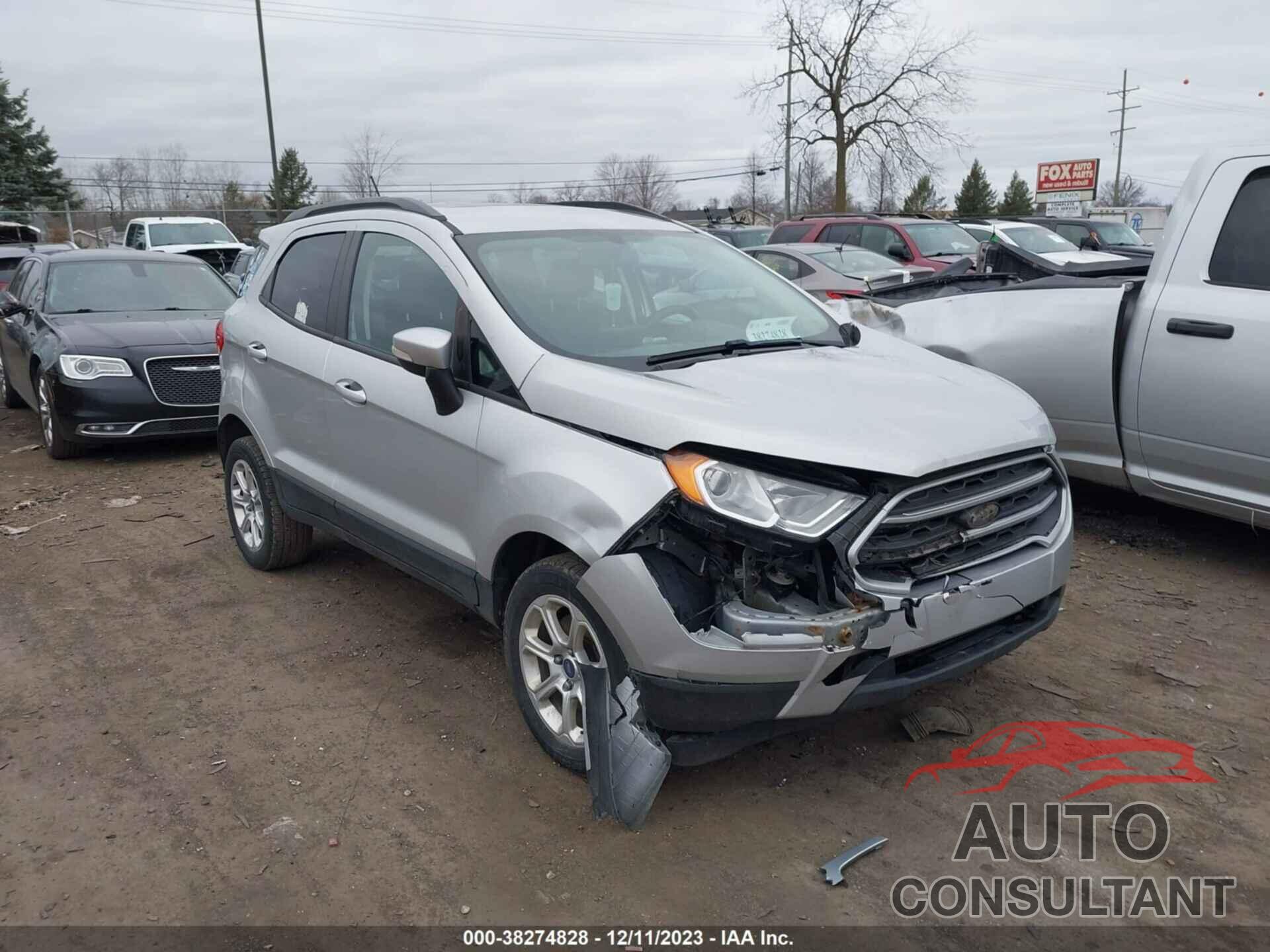 FORD ECOSPORT 2018 - MAJ6P1UL0JC189223