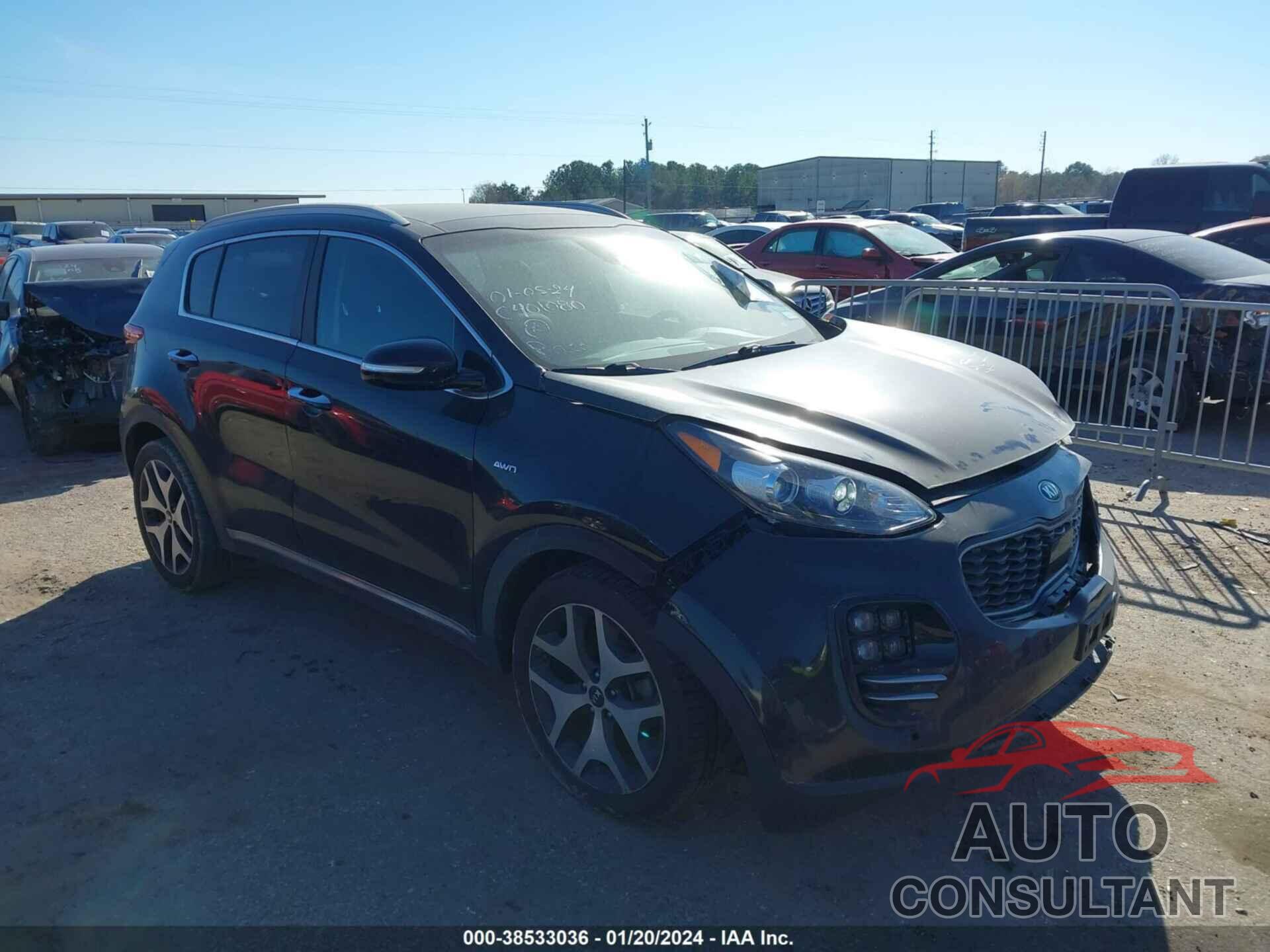 KIA SPORTAGE 2017 - KNDPRCA60H7101230