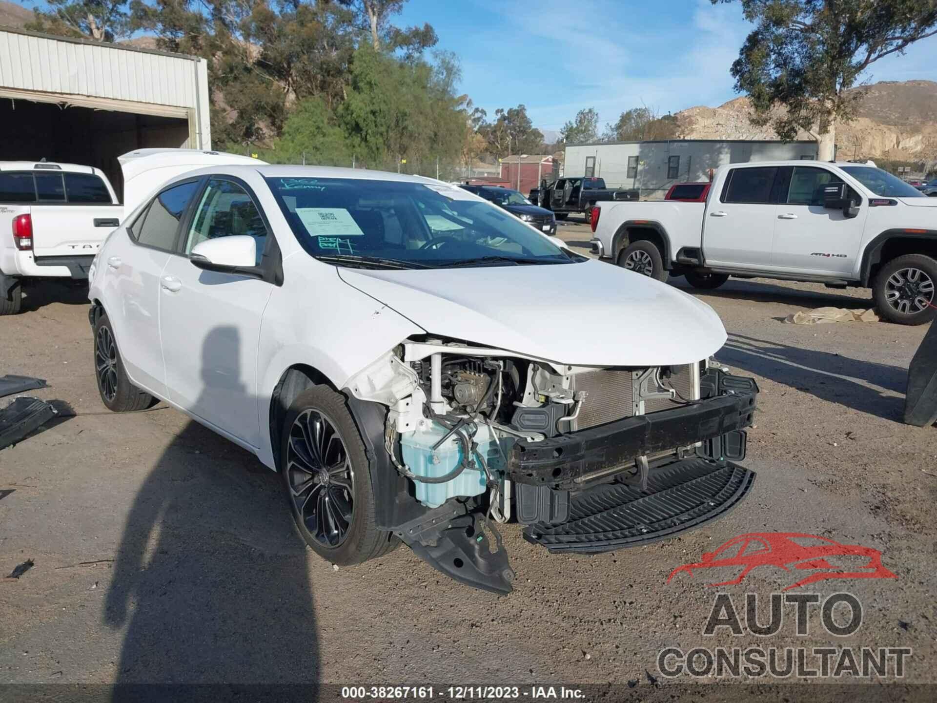 TOYOTA COROLLA 2016 - 5YFBURHE8GP535935