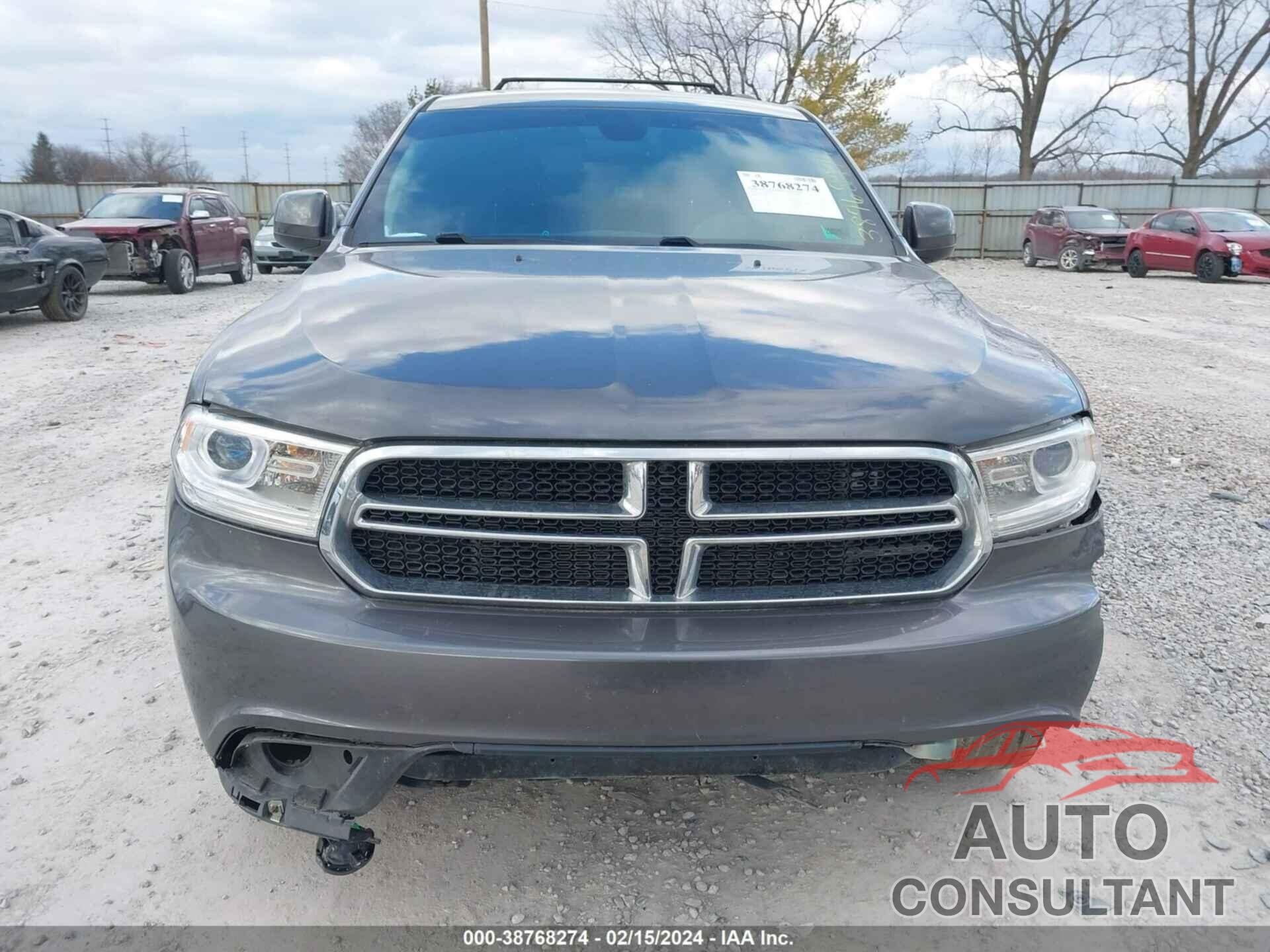 DODGE DURANGO 2016 - 1C4RDJAGXGC486452