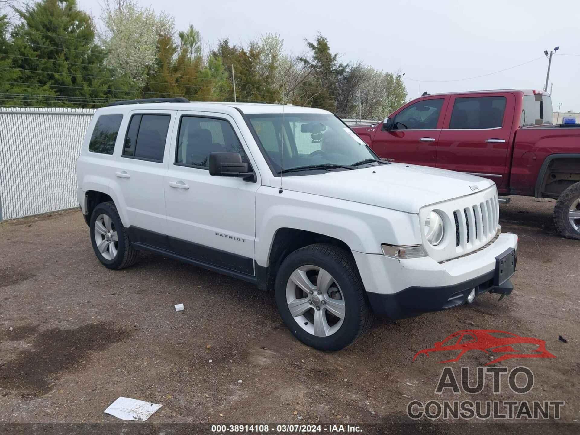 JEEP PATRIOT 2017 - 1C4NJRFB4HD174660