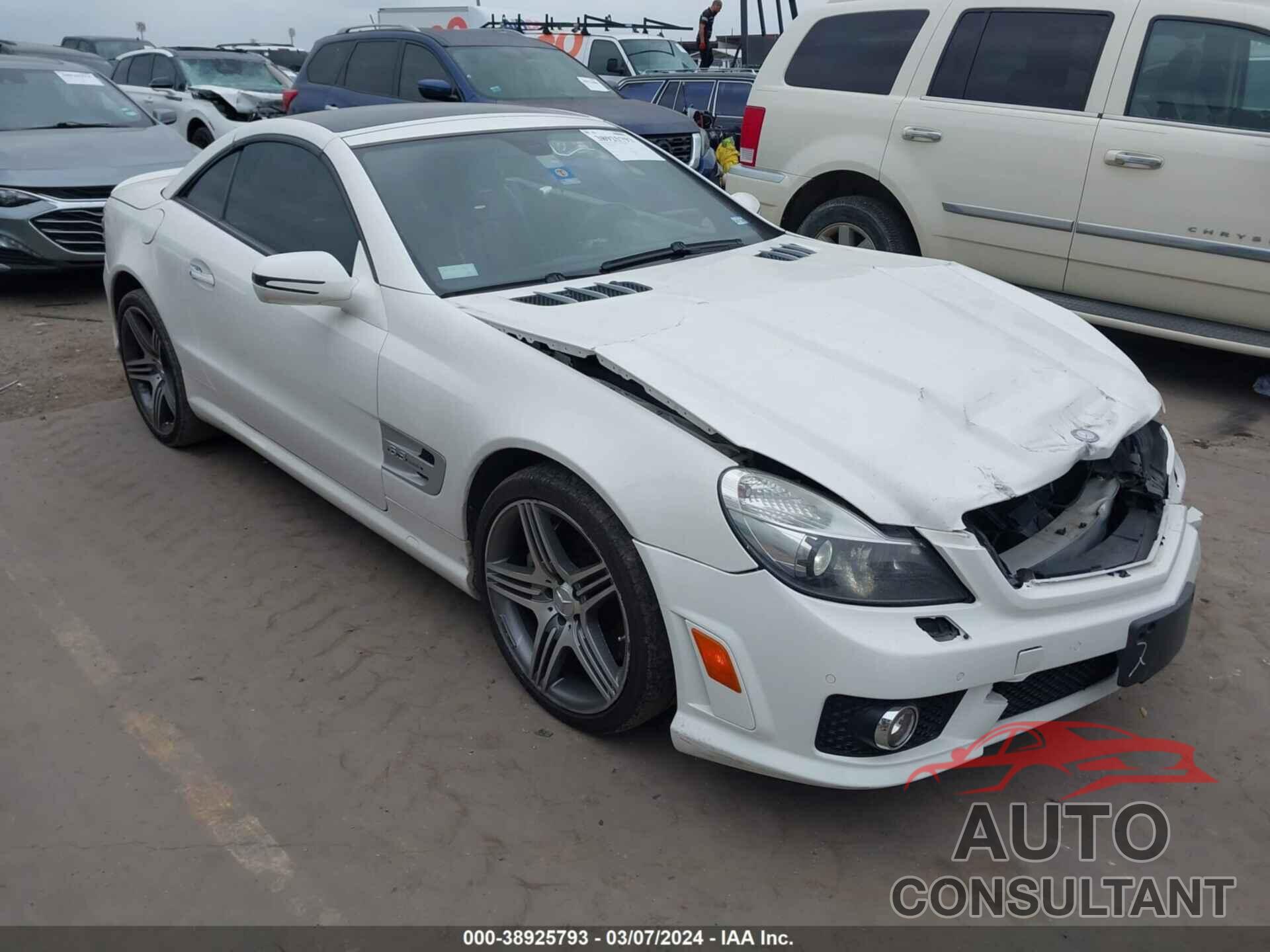 MERCEDES-BENZ SL 2009 - WDBSK70FX9F145653