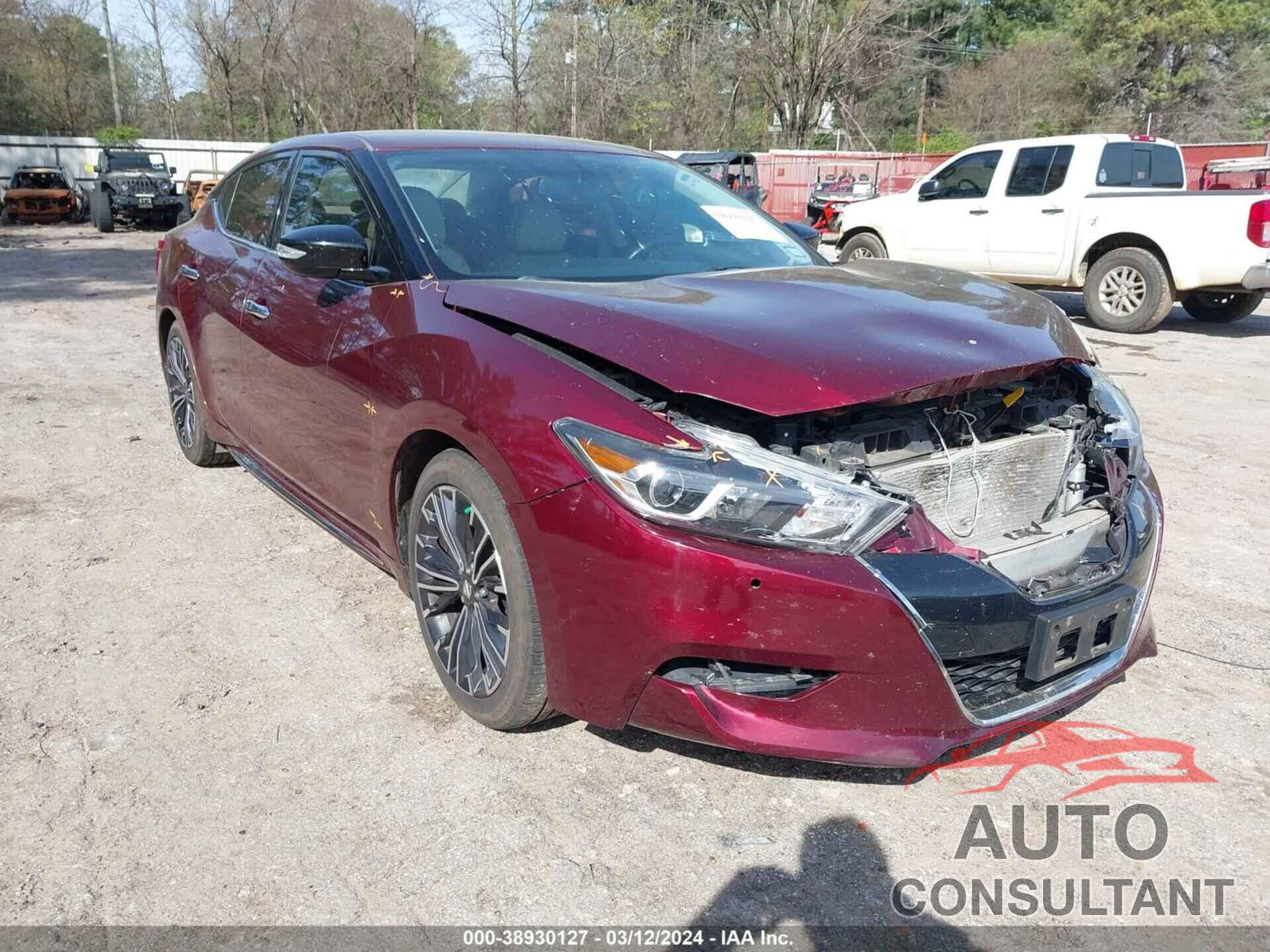 NISSAN MAXIMA 2017 - 1N4AA6AP1HC423105