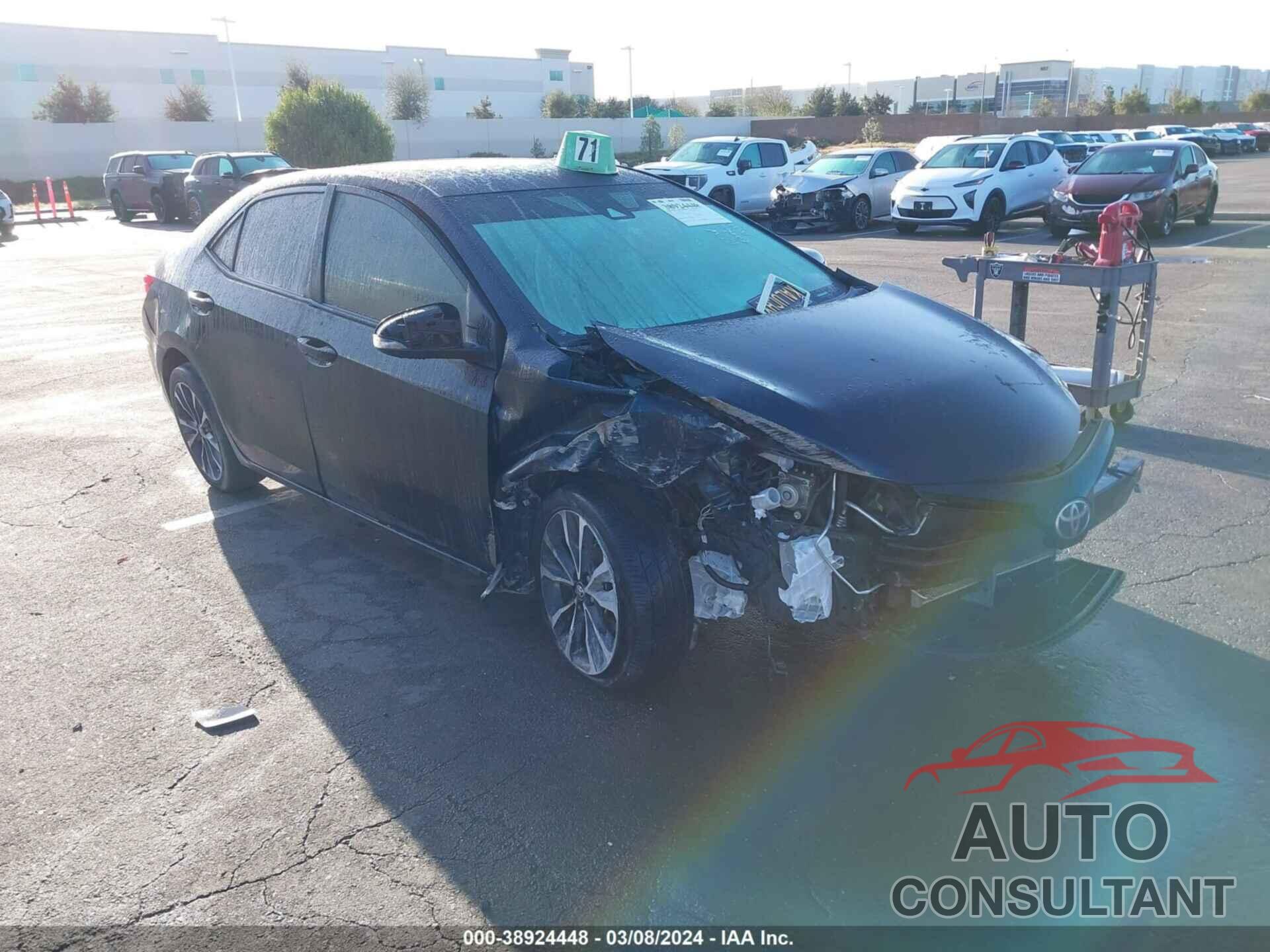TOYOTA COROLLA 2017 - 2T1BURHE7HC828694
