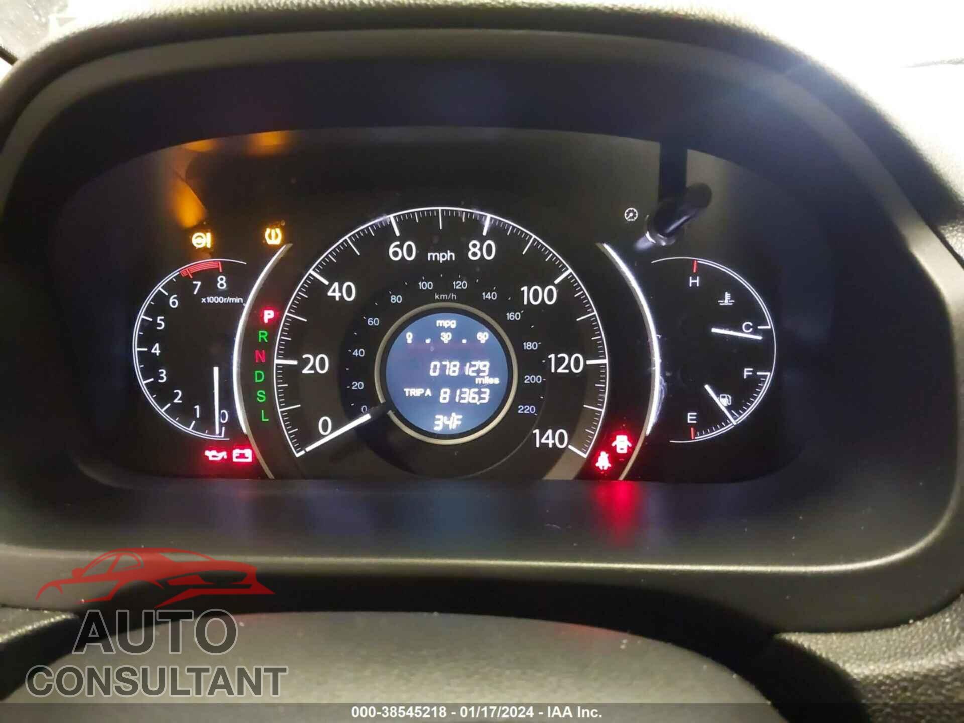 HONDA CR-V 2016 - 5J6RM4H40GL043220