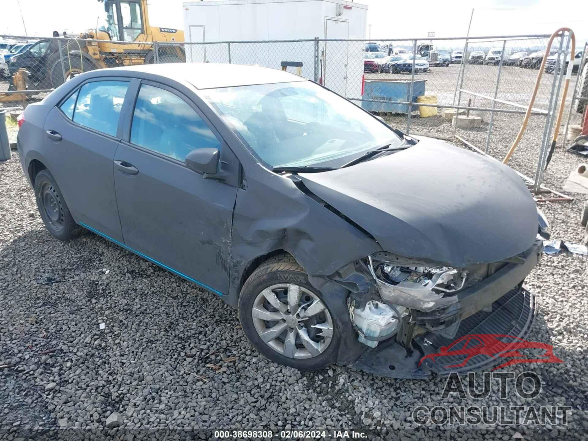 TOYOTA COROLLA 2016 - 5YFBURHE8GP491144