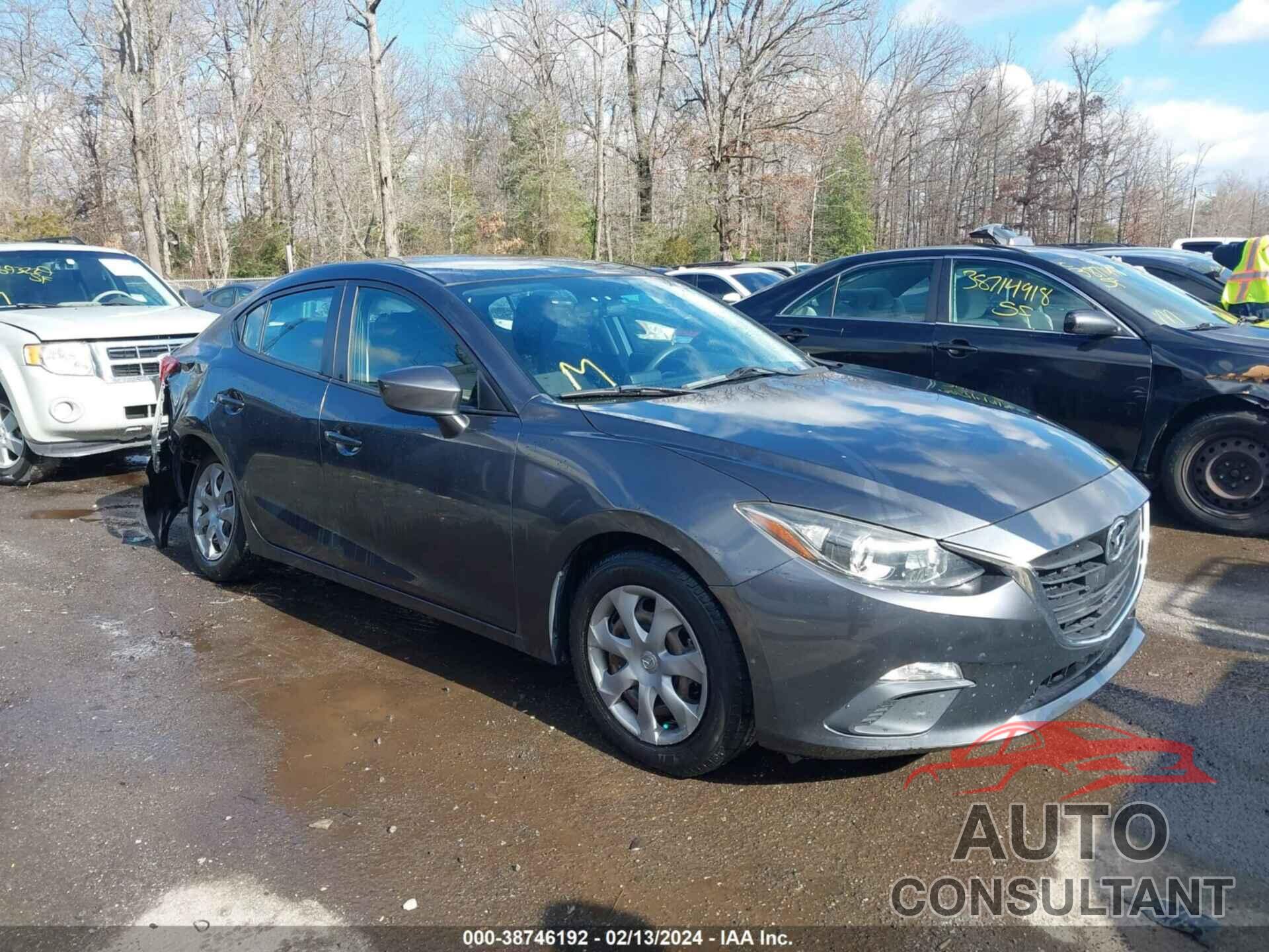 MAZDA MAZDA3 2014 - JM1BM1U73E1216551