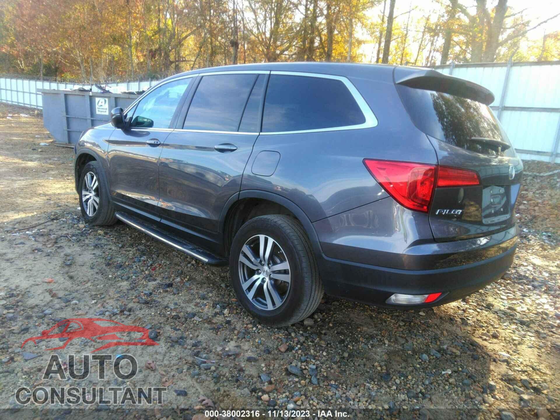 HONDA PILOT 2017 - 5FNYF6H57HB090488