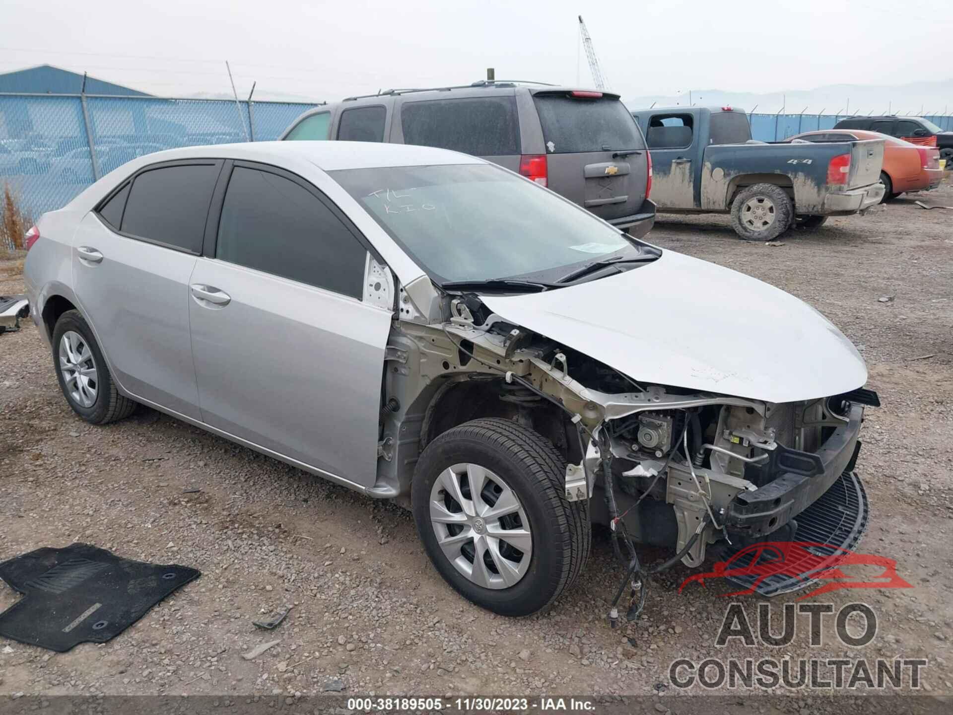 TOYOTA COROLLA 2016 - 5YFBURHE3GP406503