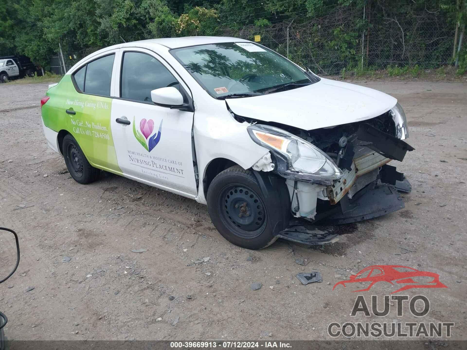 NISSAN VERSA 2018 - 3N1CN7AP3JL835164