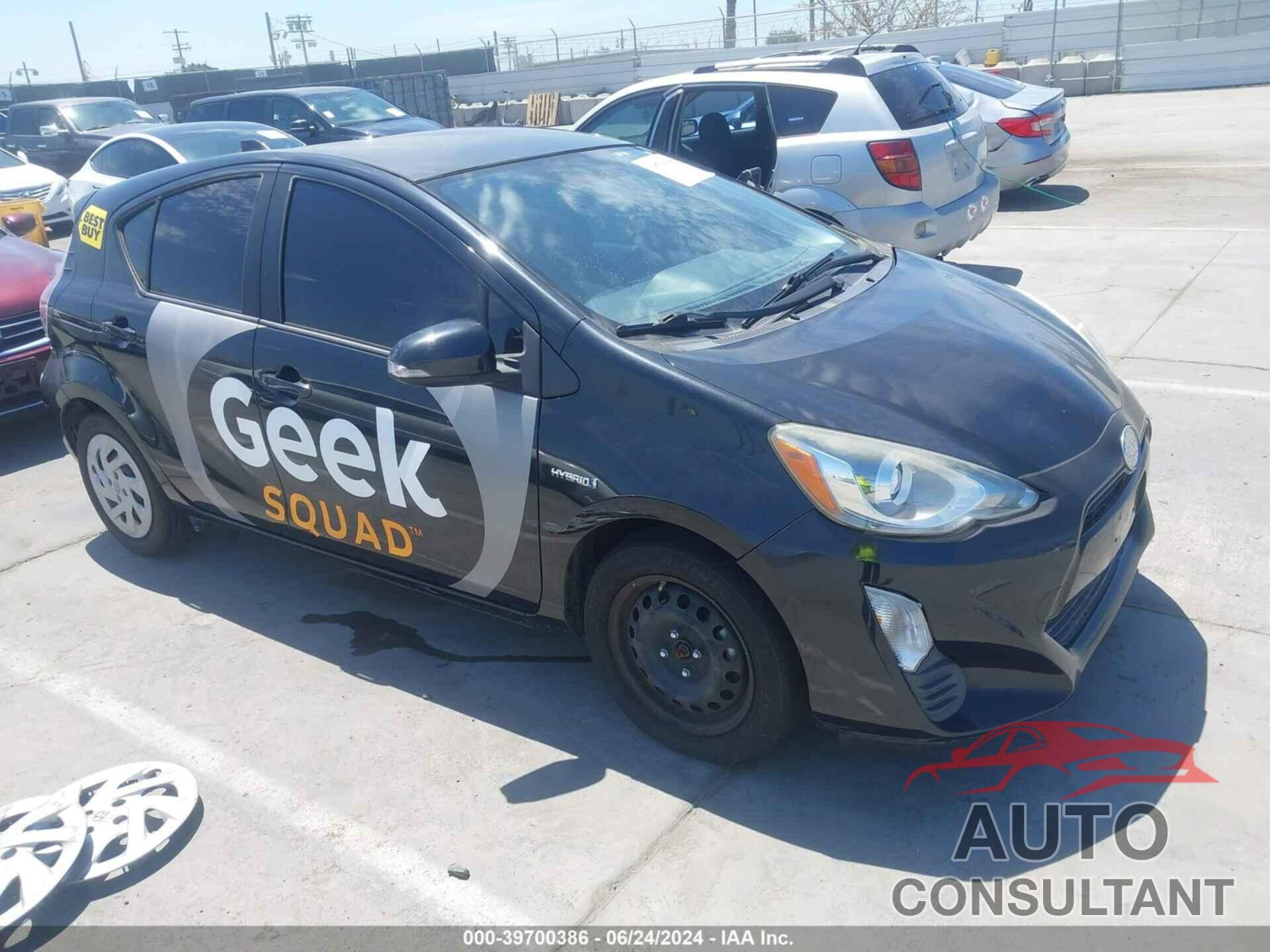 TOYOTA PRIUS C 2016 - JTDKDTB36G1123019