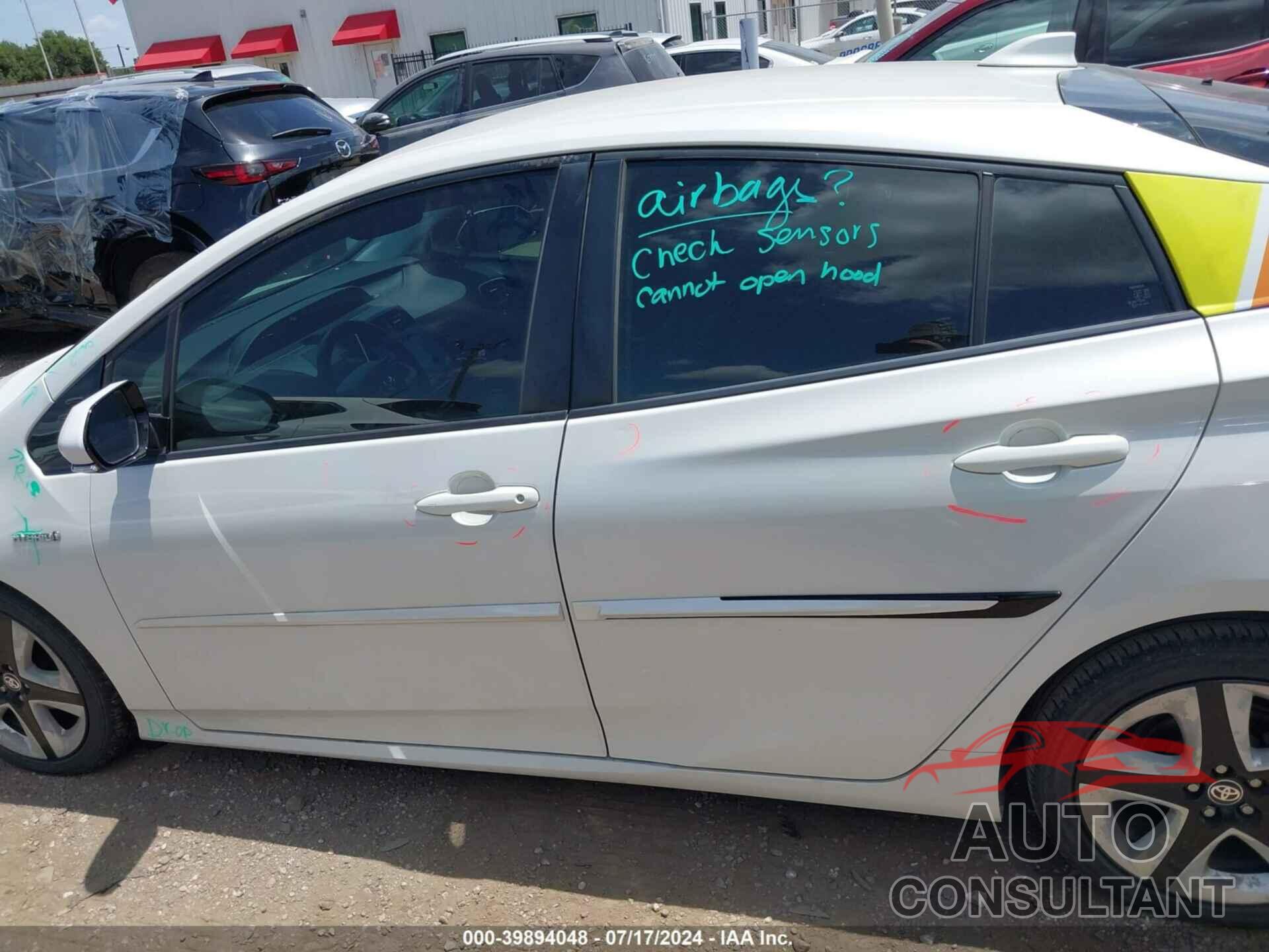 TOYOTA PRIUS 2017 - JTDKARFU7H3537124