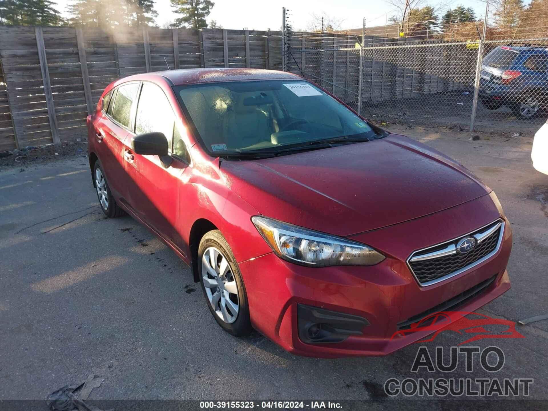 SUBARU IMPREZA 2017 - 4S3GTAA69H3728179