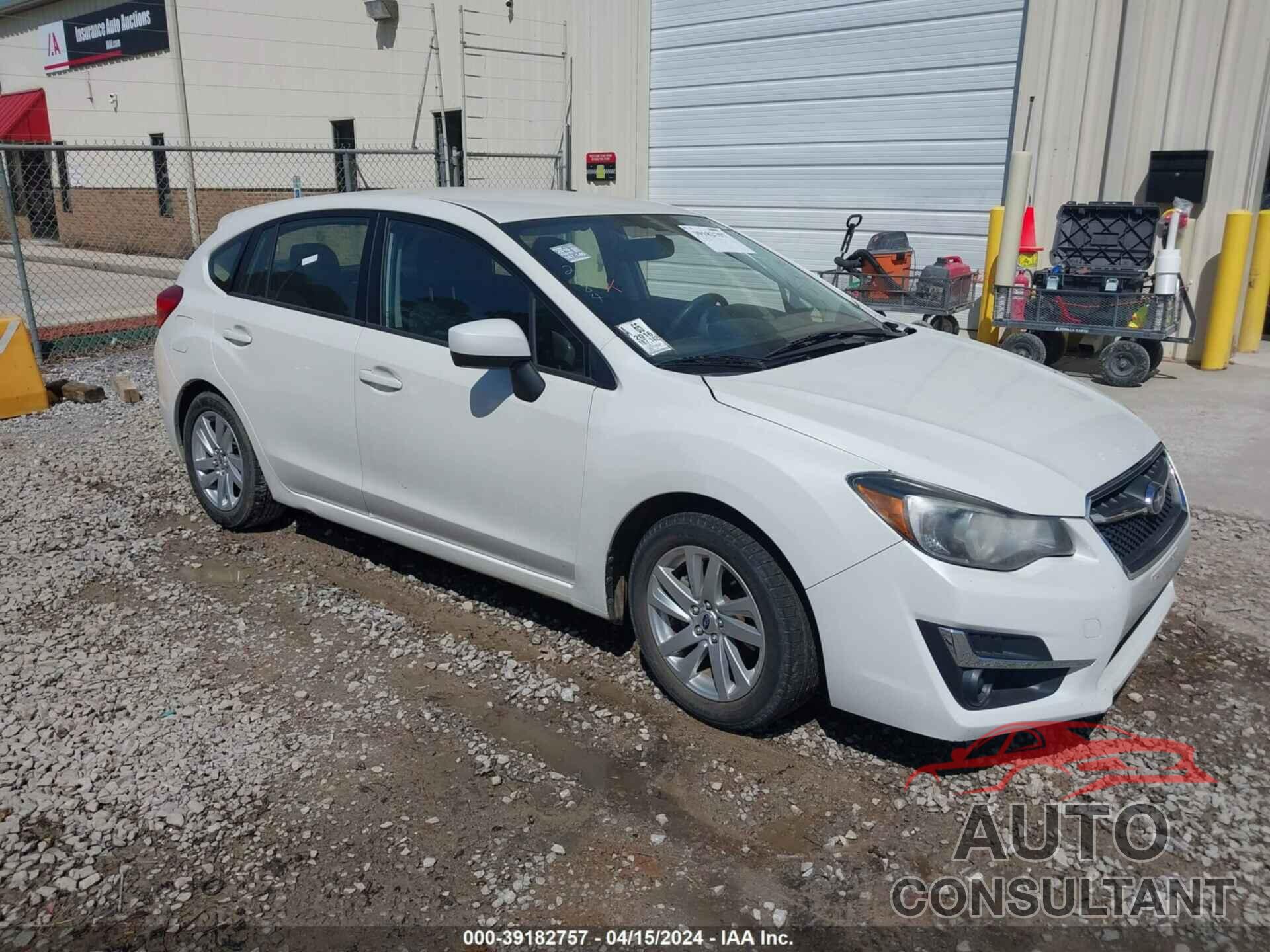 SUBARU IMPREZA 2016 - JF1GPAB67G8211263