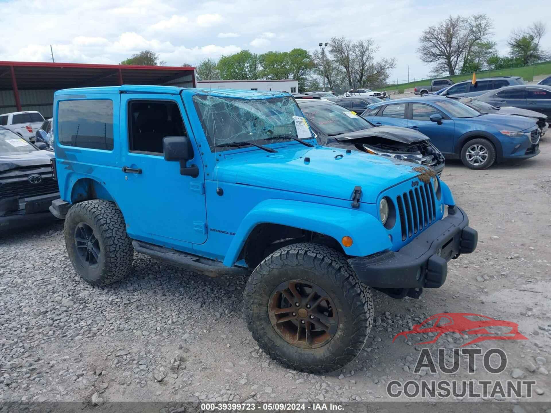 JEEP WRANGLER 2017 - 1C4AJWBG6HL582629