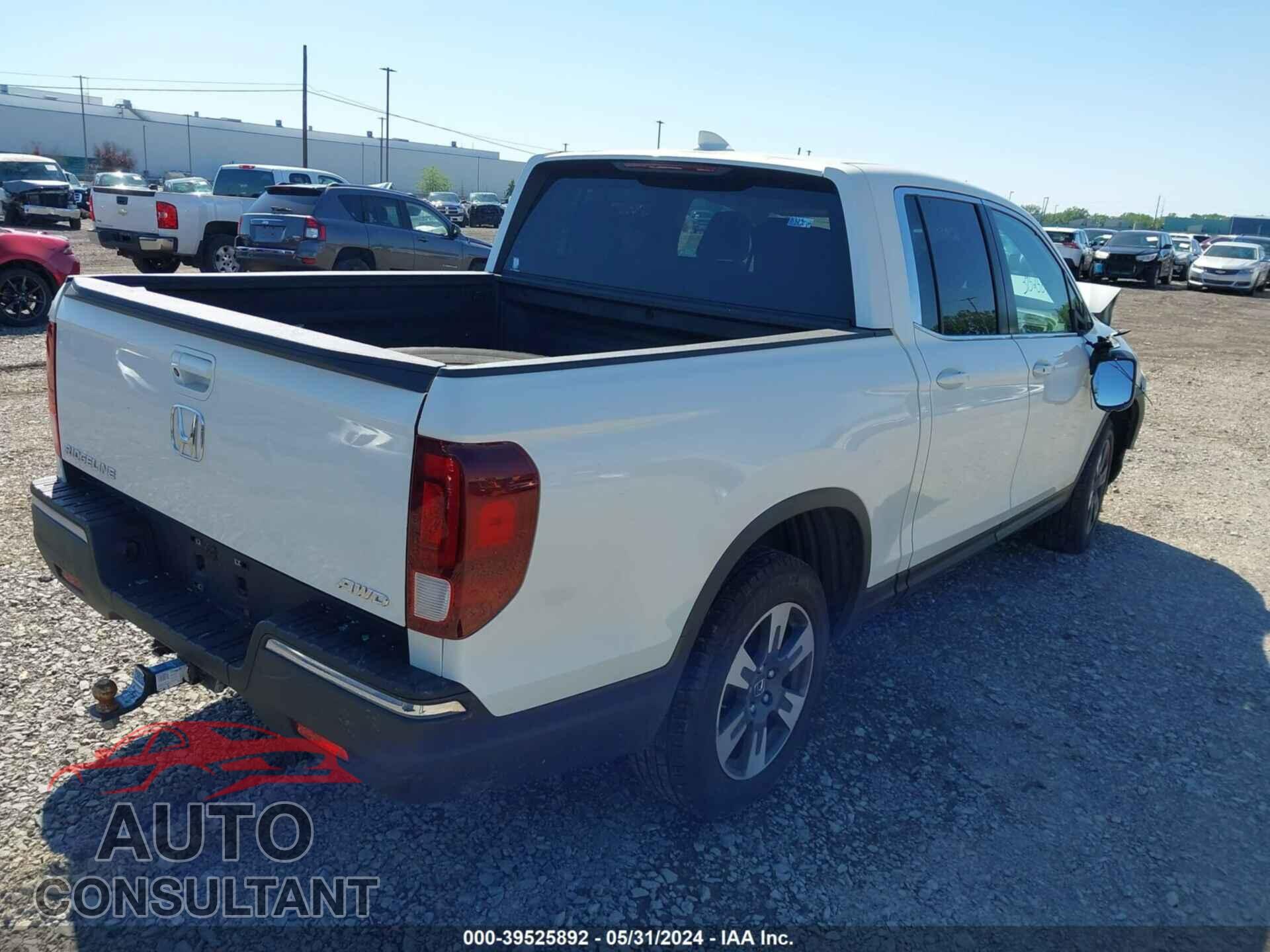 HONDA RIDGELINE 2017 - 5FPYK3F56HB021814