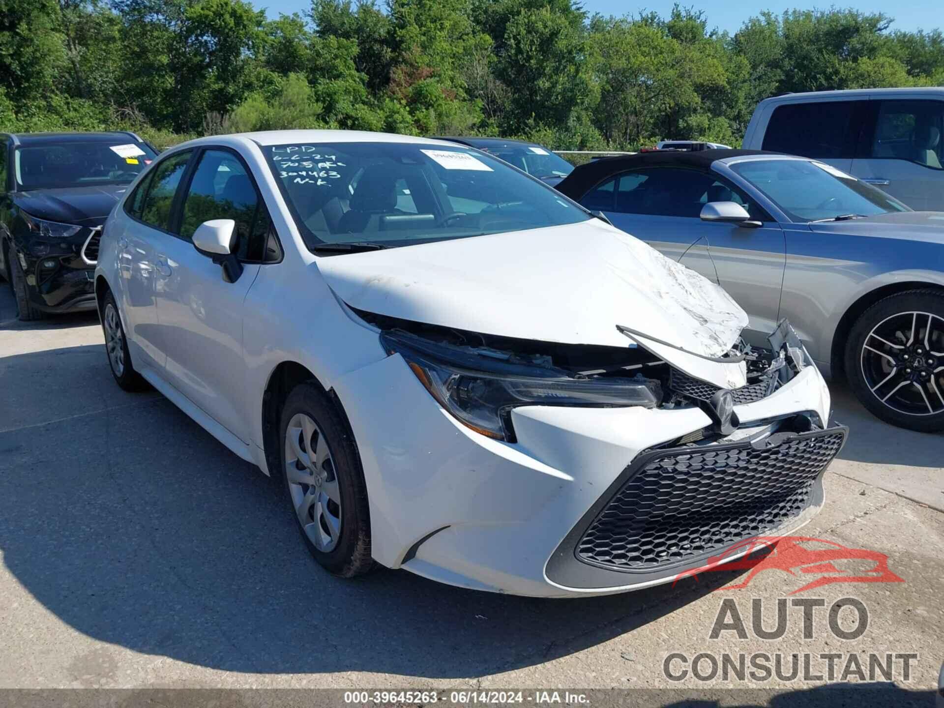 TOYOTA COROLLA 2022 - 5YFEPMAE7NP298188