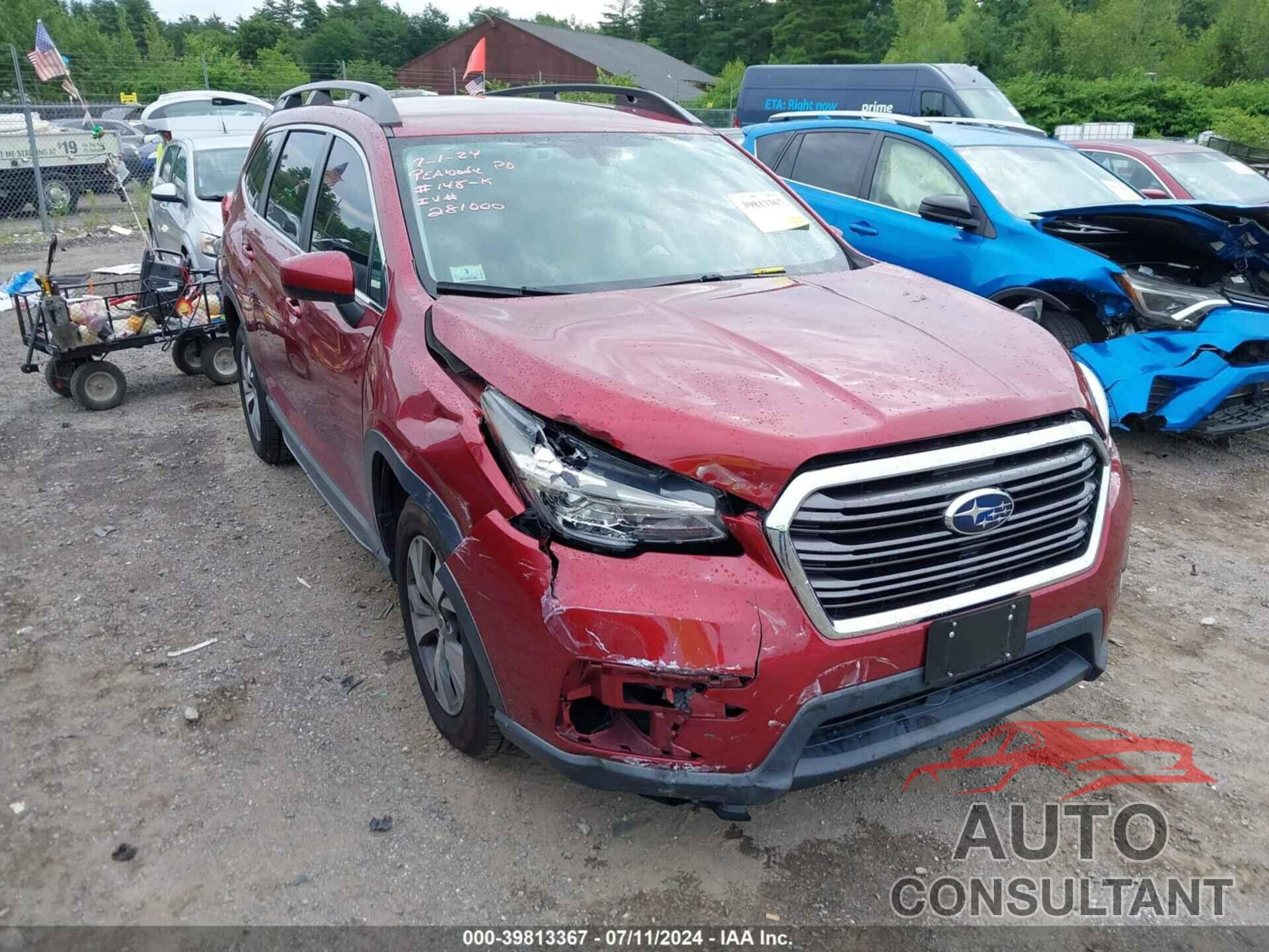 SUBARU ASCENT 2019 - 4S4WMACD2K3432878