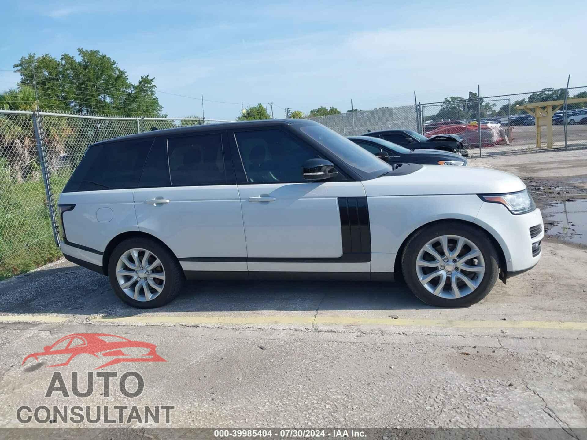 LAND ROVER RANGE ROVER 2016 - SALGS2KF4GA264311