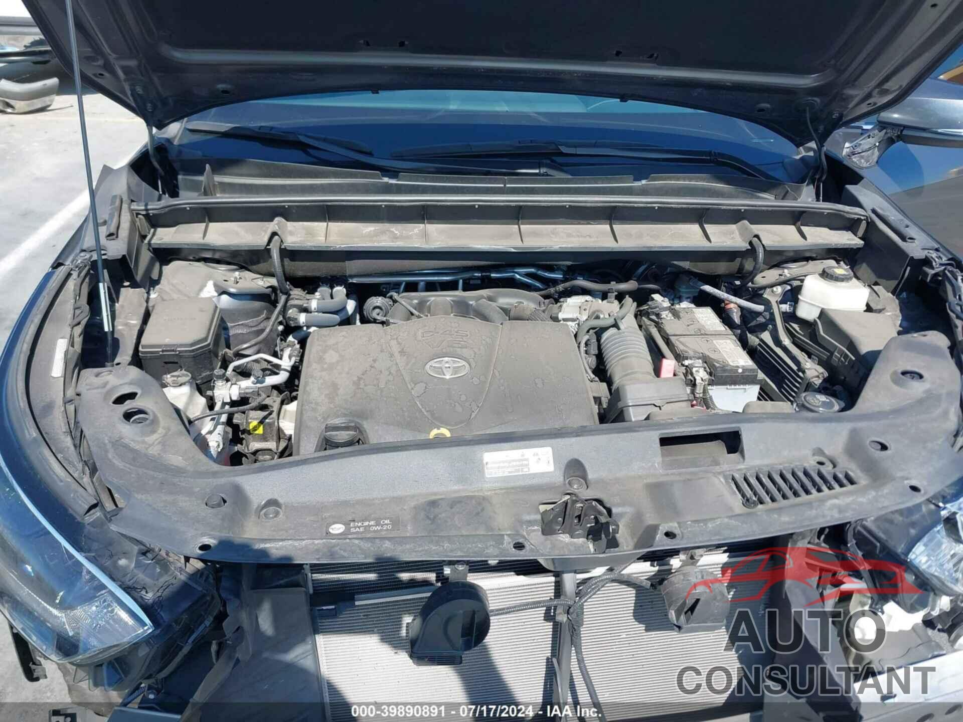 TOYOTA HIGHLANDER 2021 - 5TDGZRAH3MS068180
