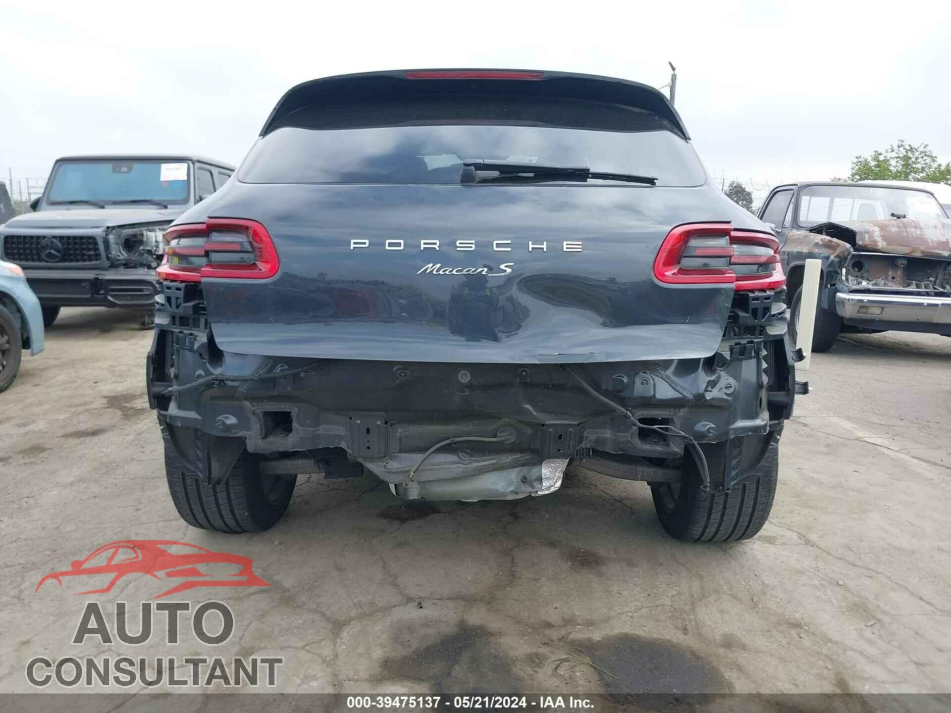 PORSCHE MACAN 2017 - WP1AB2A59HLB18111