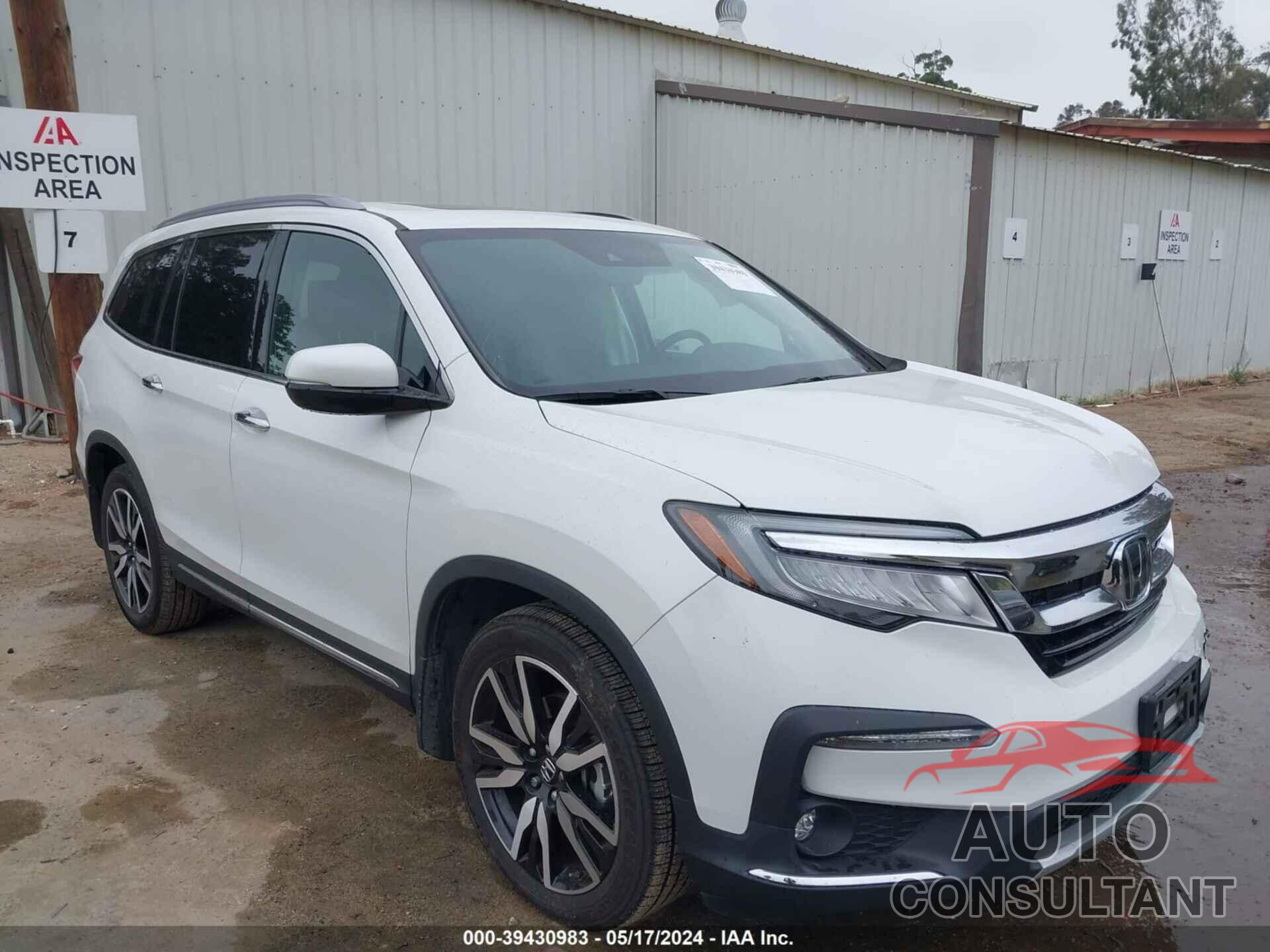 HONDA PILOT 2022 - 5FNYF5H6XNB004492