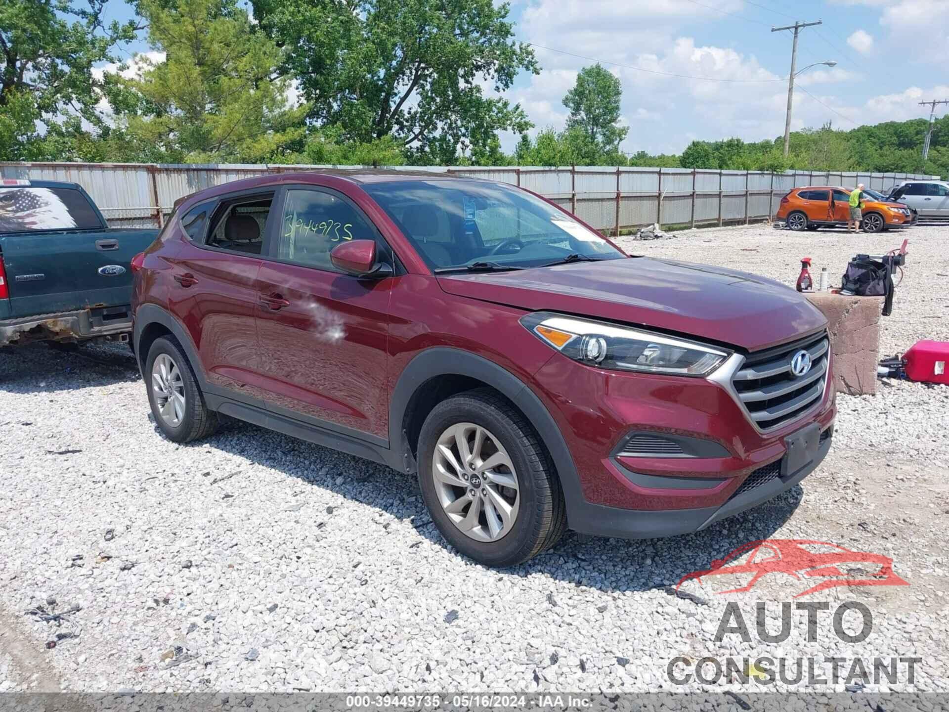 HYUNDAI TUCSON 2017 - KM8J23A43HU328918