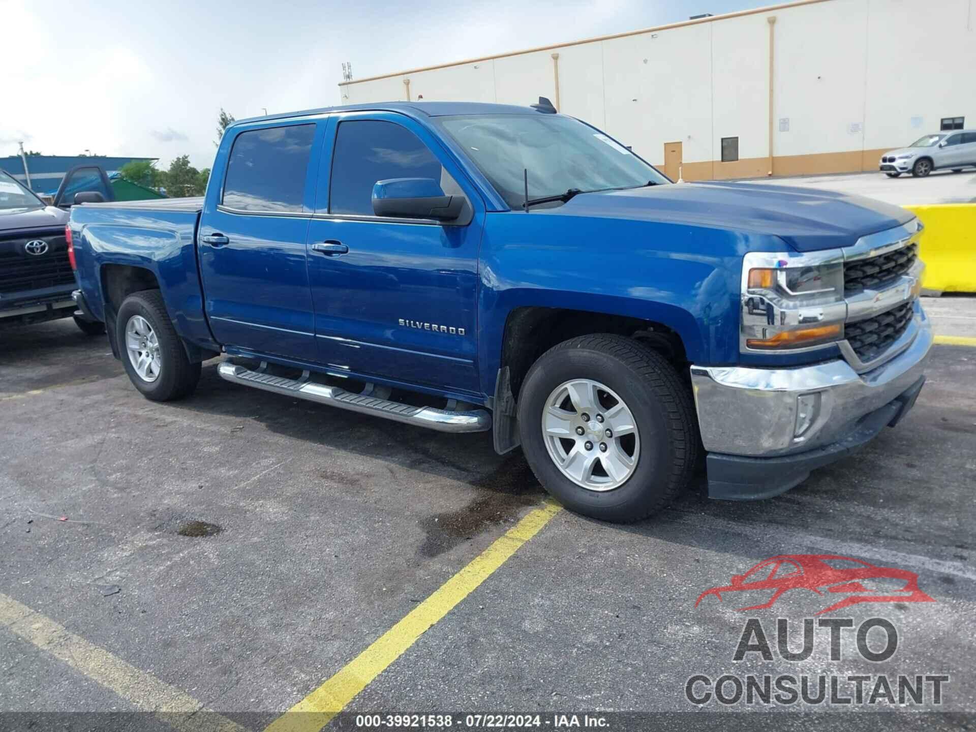 CHEVROLET SILVERADO 1500 2017 - 3GCPCREC3HG127779