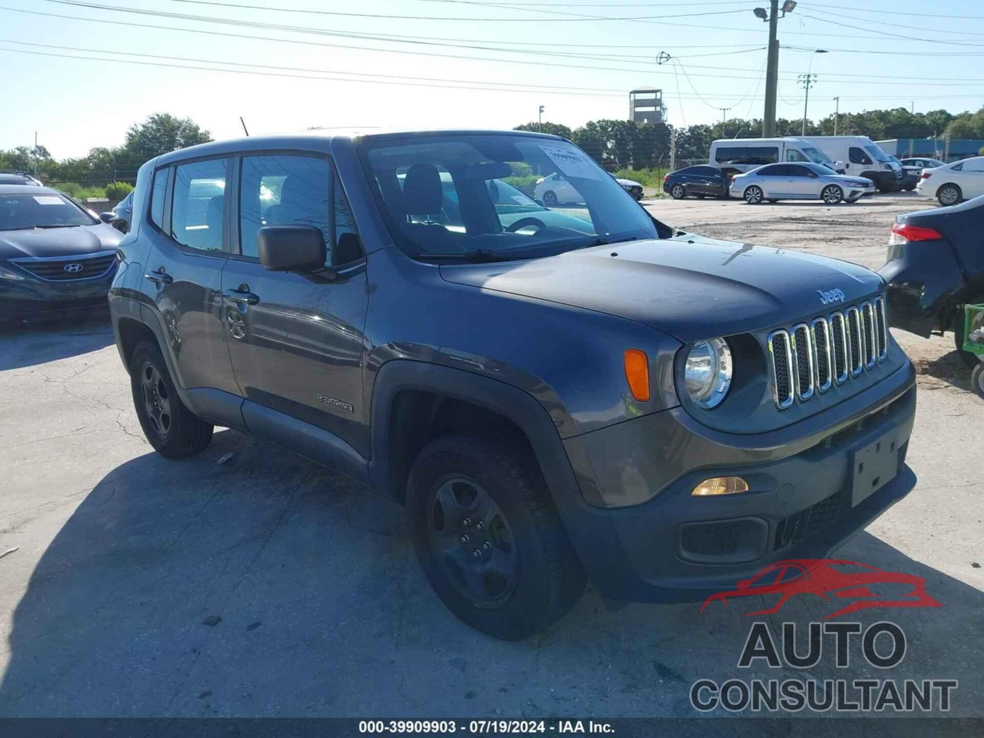 JEEP RENEGADE 2016 - ZACCJBAT6GPE39254