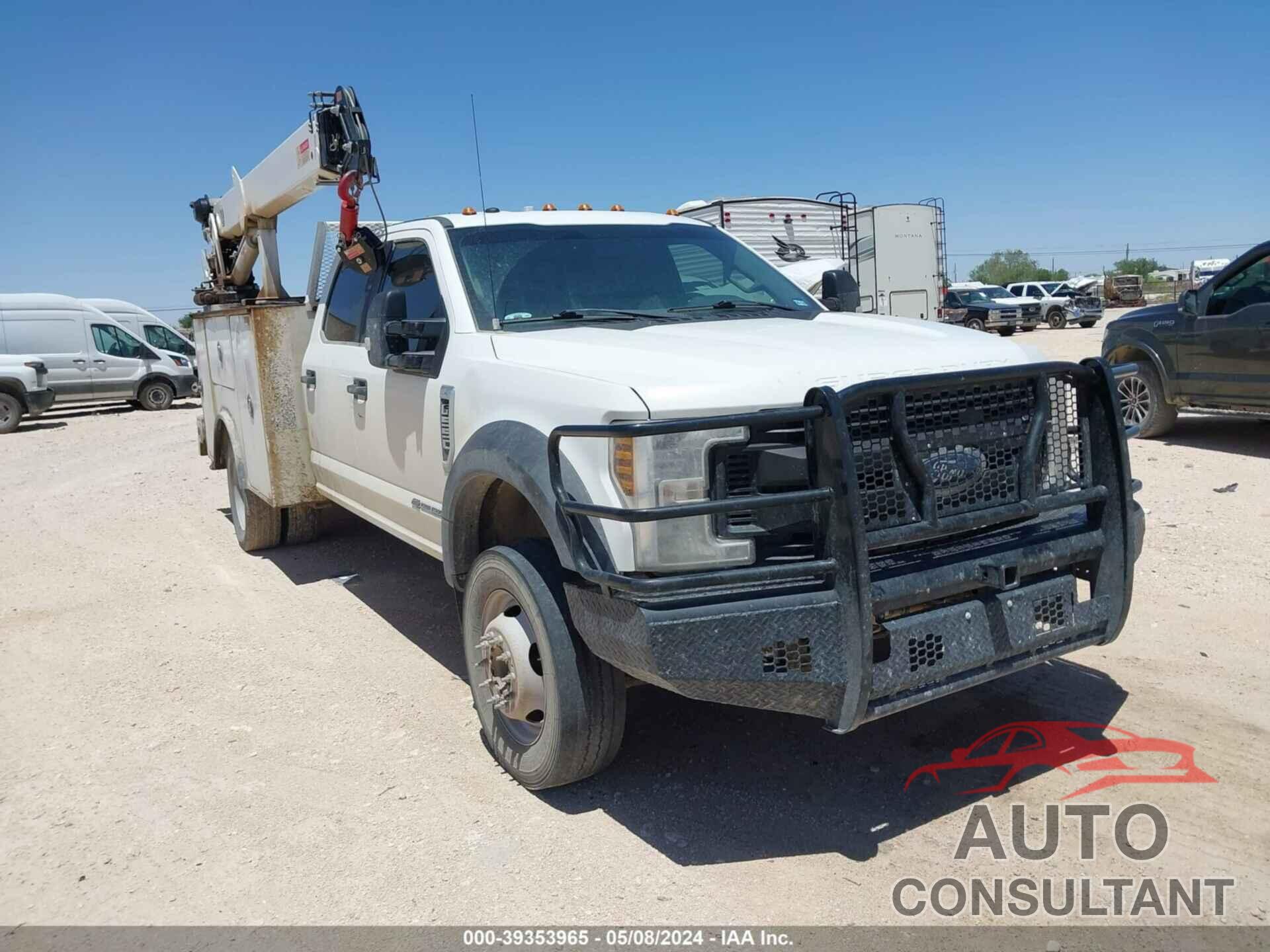 FORD F-550 CHASSIS 2019 - 1FD0W5HT3KED39427