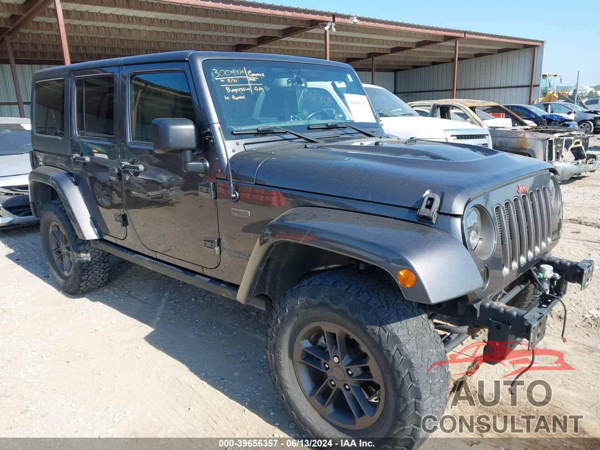 JEEP WRANGLER UNLIMITED 2016 - 1C4BJWEG2GL334005