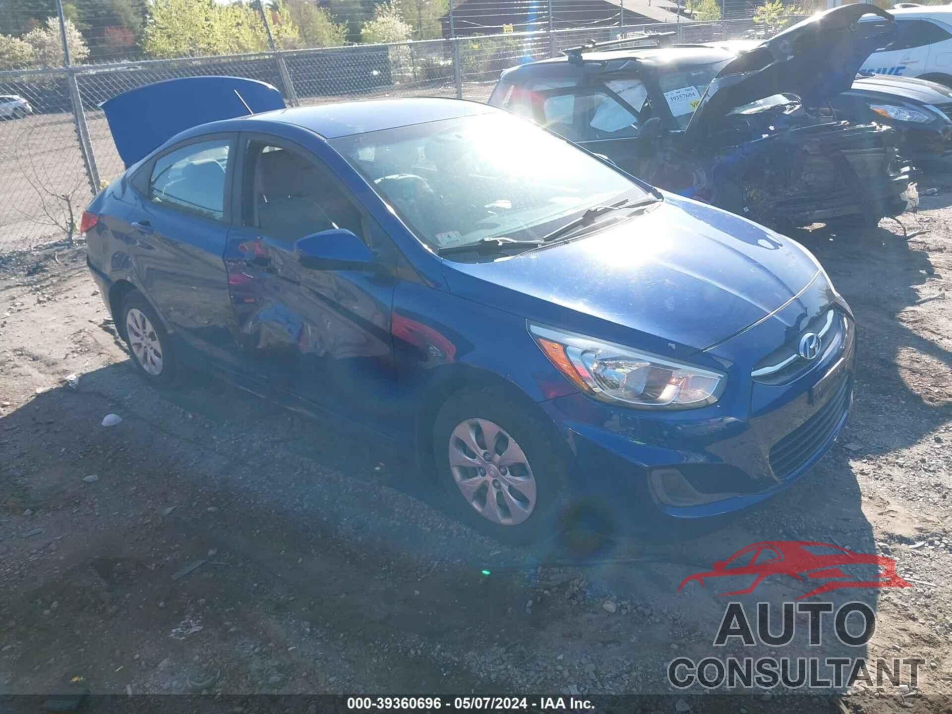 HYUNDAI ACCENT 2016 - KMHCT4AE6GU167287