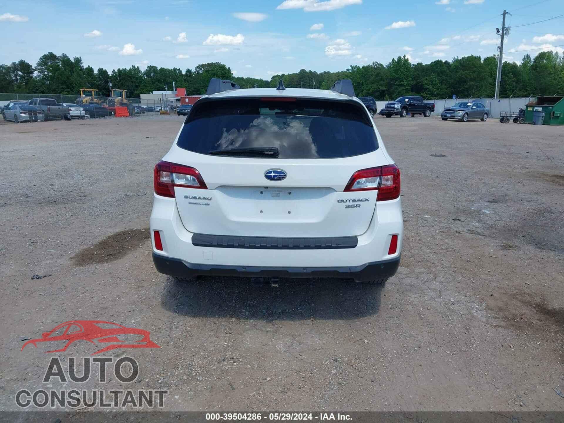 SUBARU OUTBACK 2017 - 4S4BSENC5H3306801