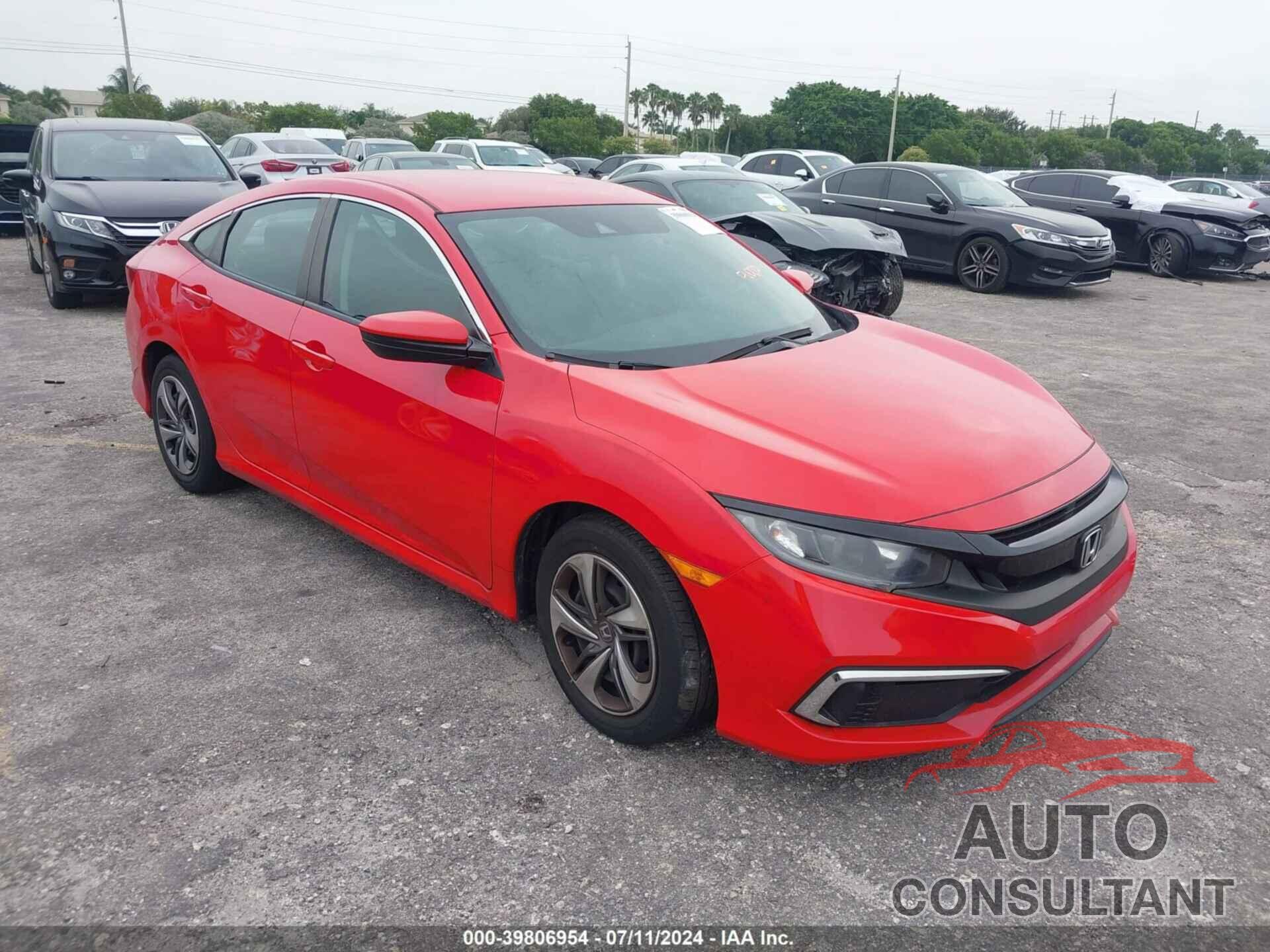HONDA CIVIC 2020 - 2HGFC2F60LH567657