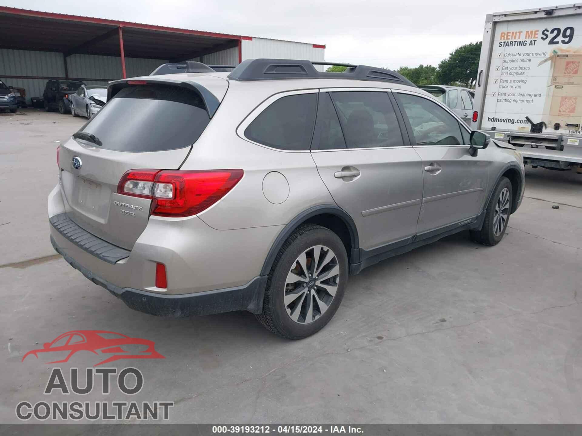 SUBARU OUTBACK 2017 - 4S4BSENC3H3200380