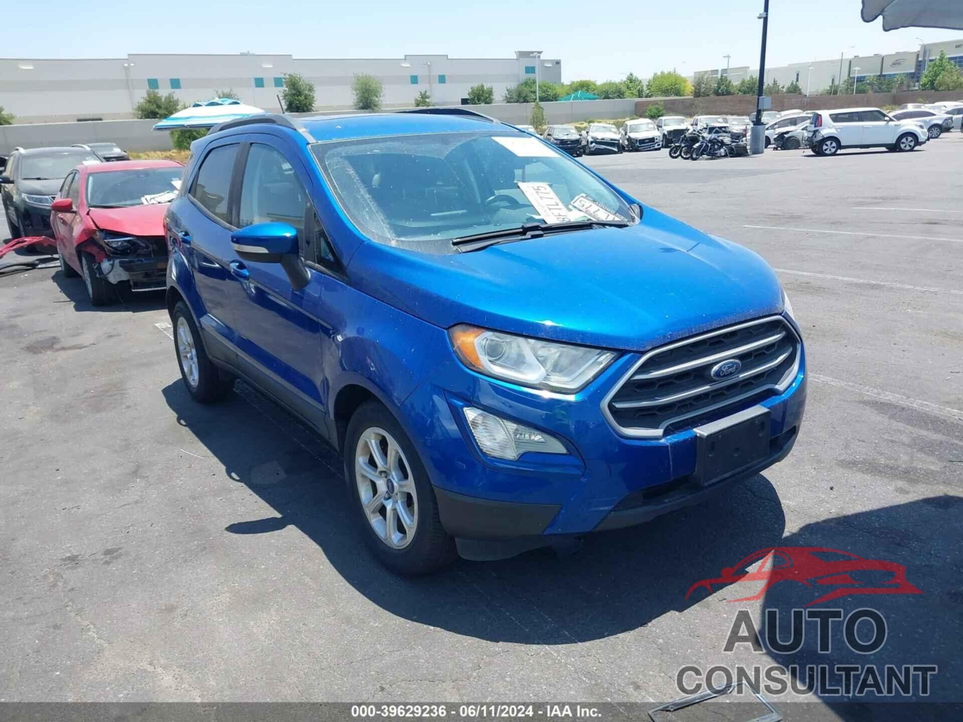 FORD ECOSPORT 2018 - MAJ3P1TE4JC193197