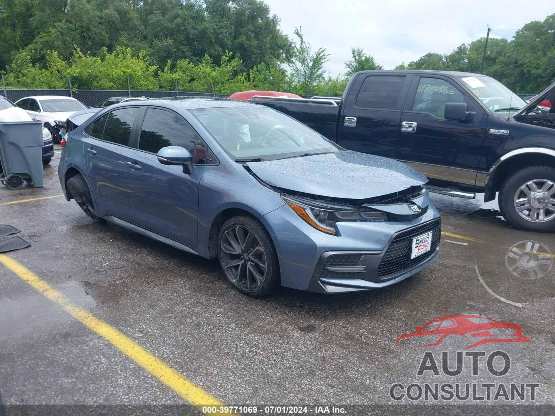 TOYOTA COROLLA 2021 - JTDP4MCE3MJ057486