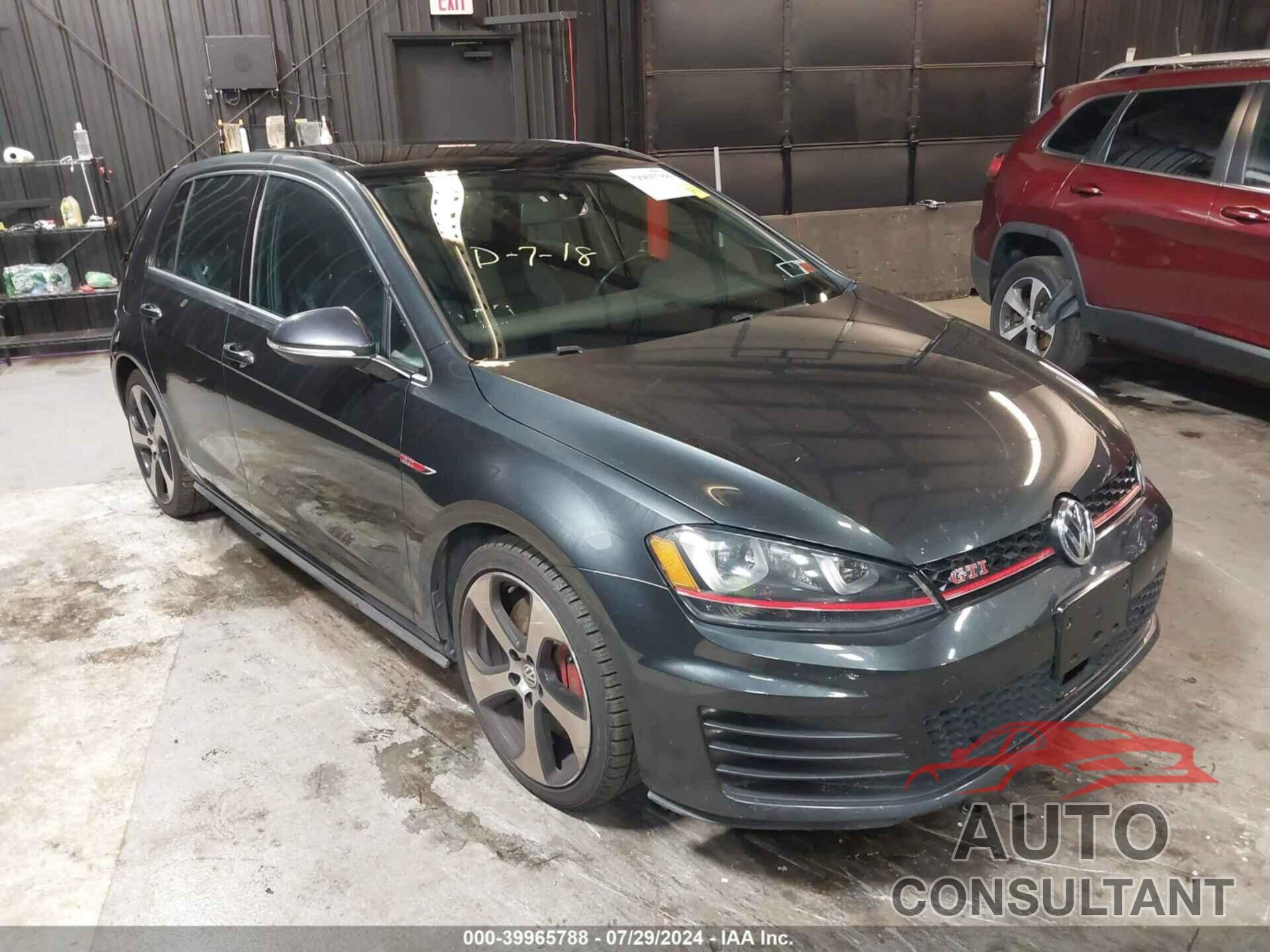 VOLKSWAGEN GOLF GTI 2017 - 3VW547AU8HM003173