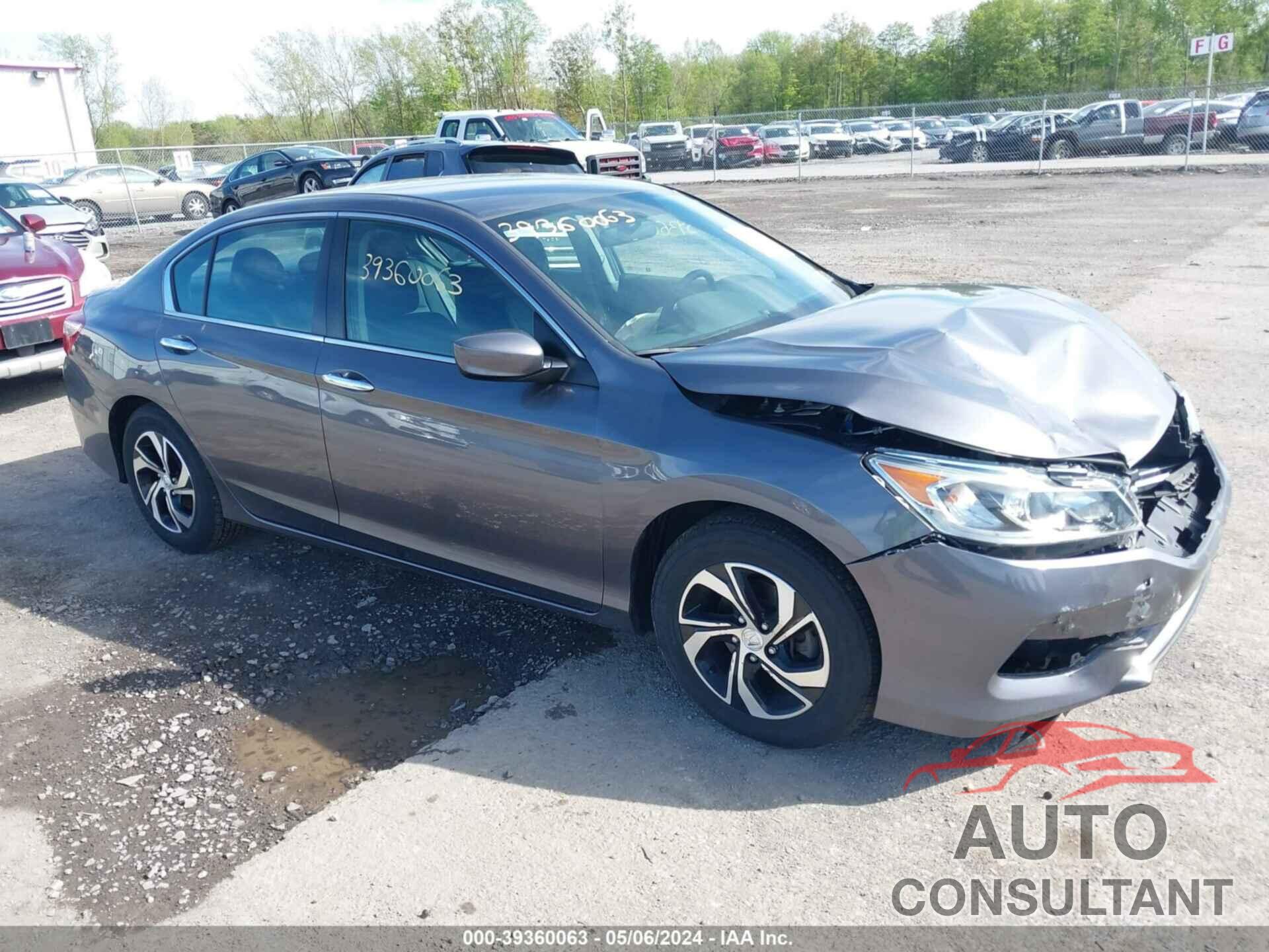 HONDA ACCORD 2017 - 1HGCR2F37HA301324