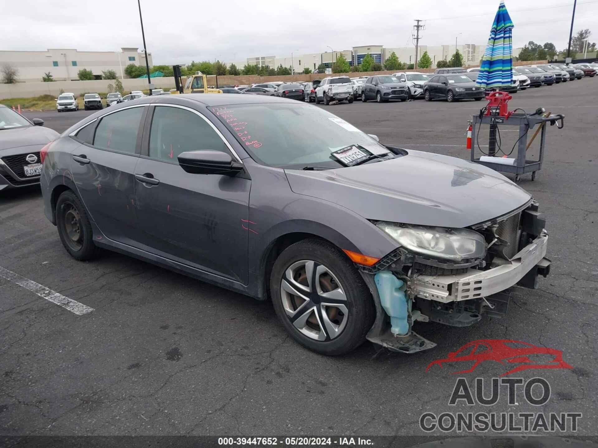 HONDA CIVIC 2017 - 19XFC2F52HE216595