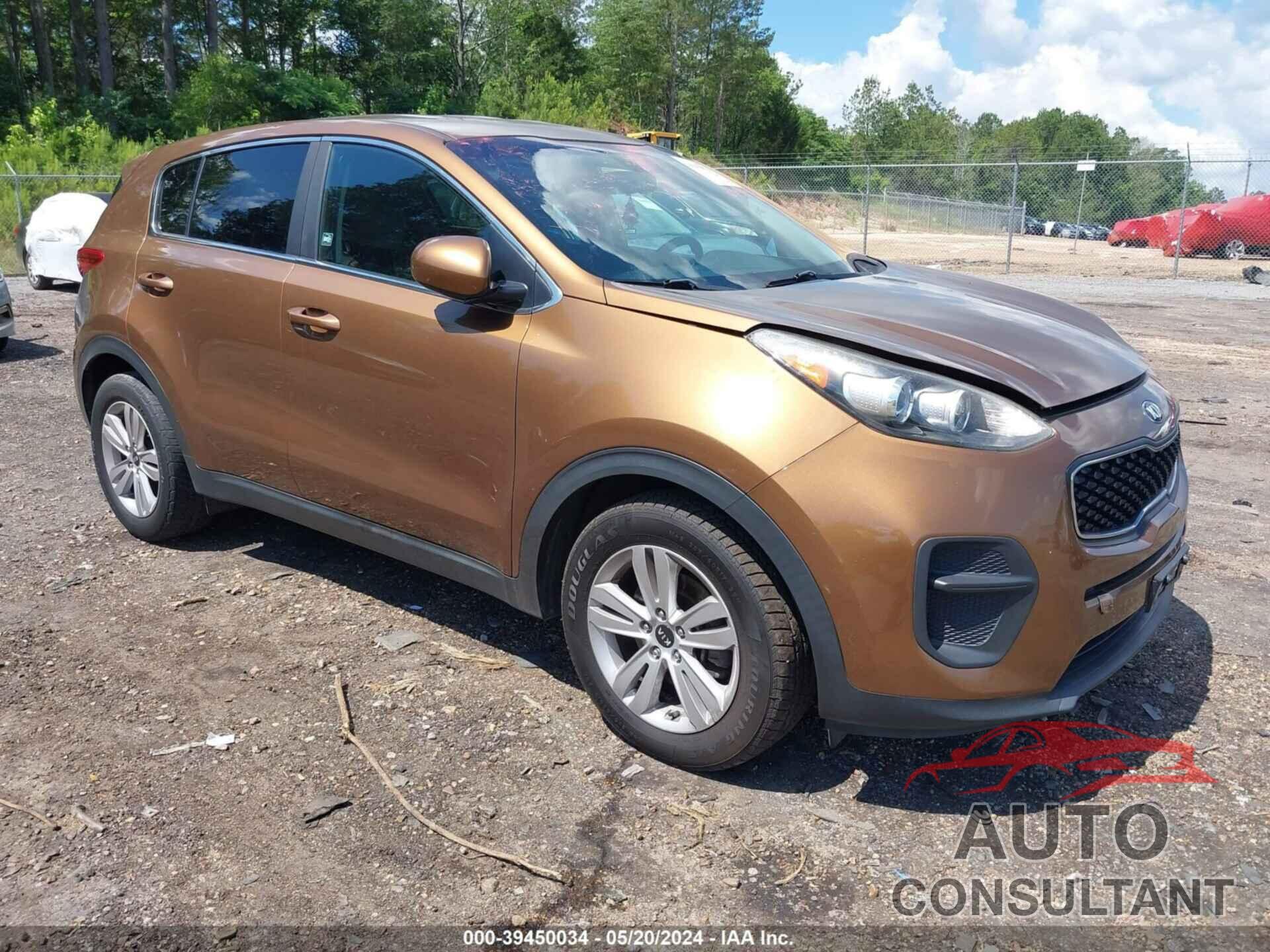 KIA SPORTAGE 2018 - KNDPM3AC9J7321251