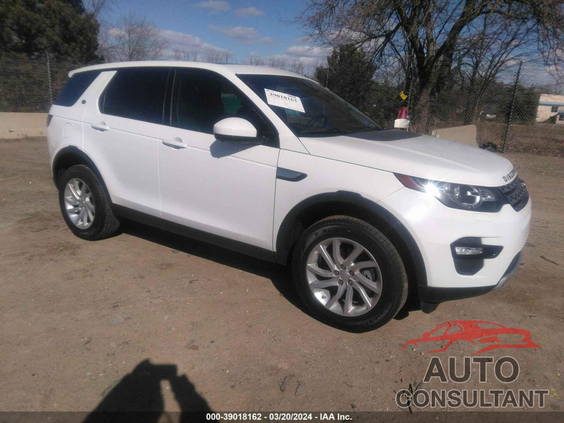LAND ROVER DISCOVERY SPORT 2018 - SALCR2RX0JH733580