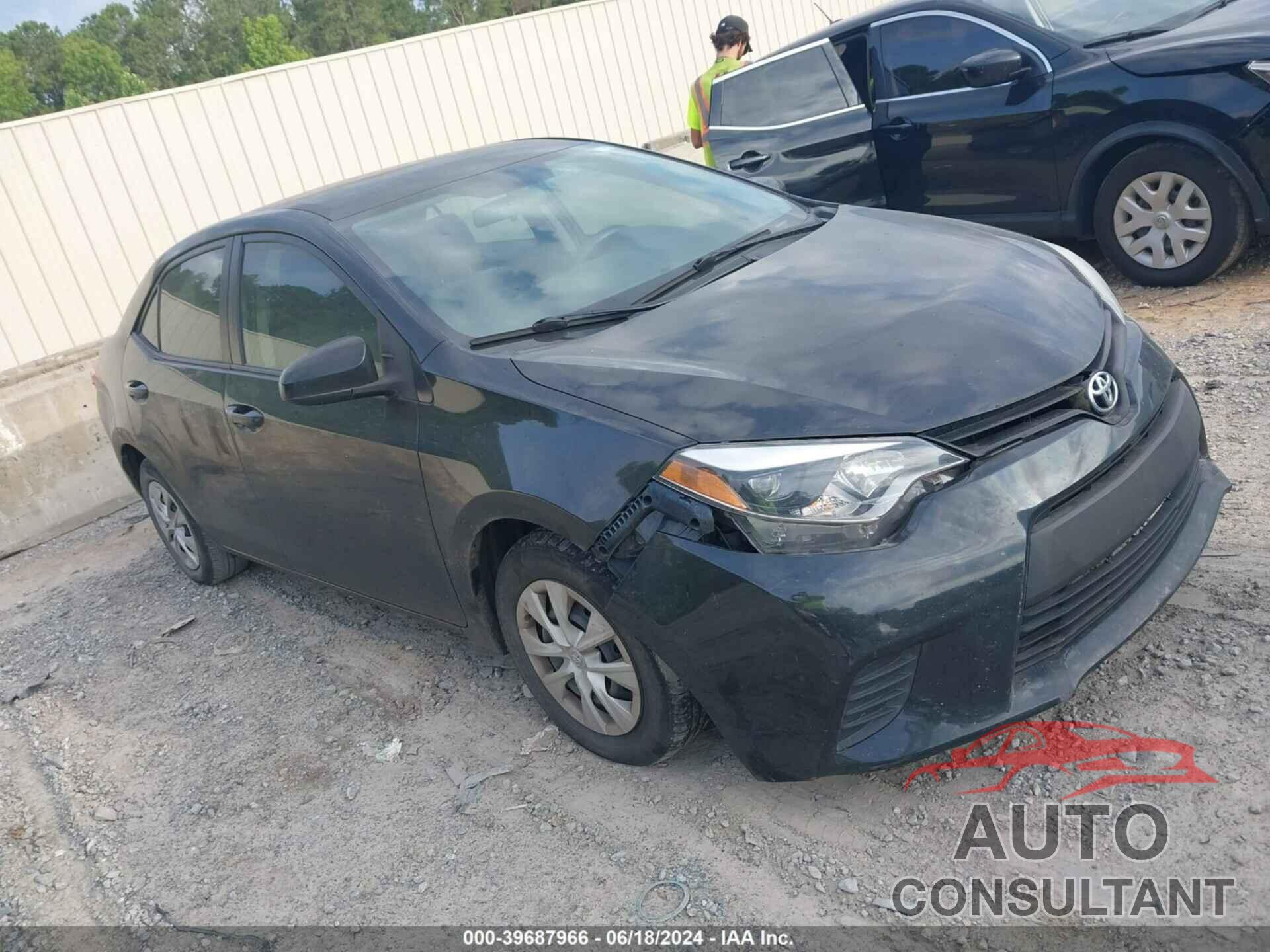 TOYOTA COROLLA 2016 - 2T1BURHE2GC624772
