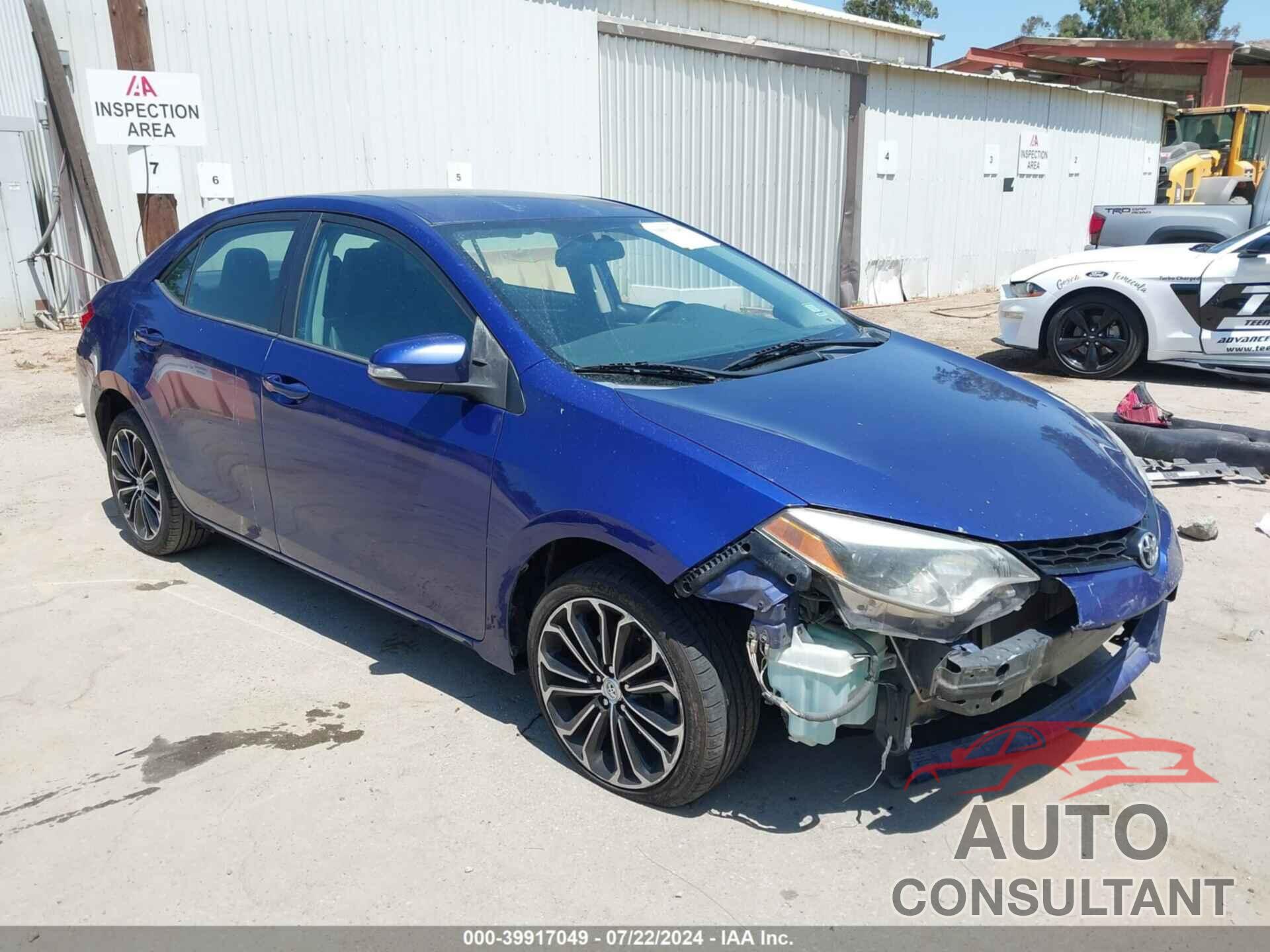 TOYOTA COROLLA 2016 - 5YFBURHE1GP420920