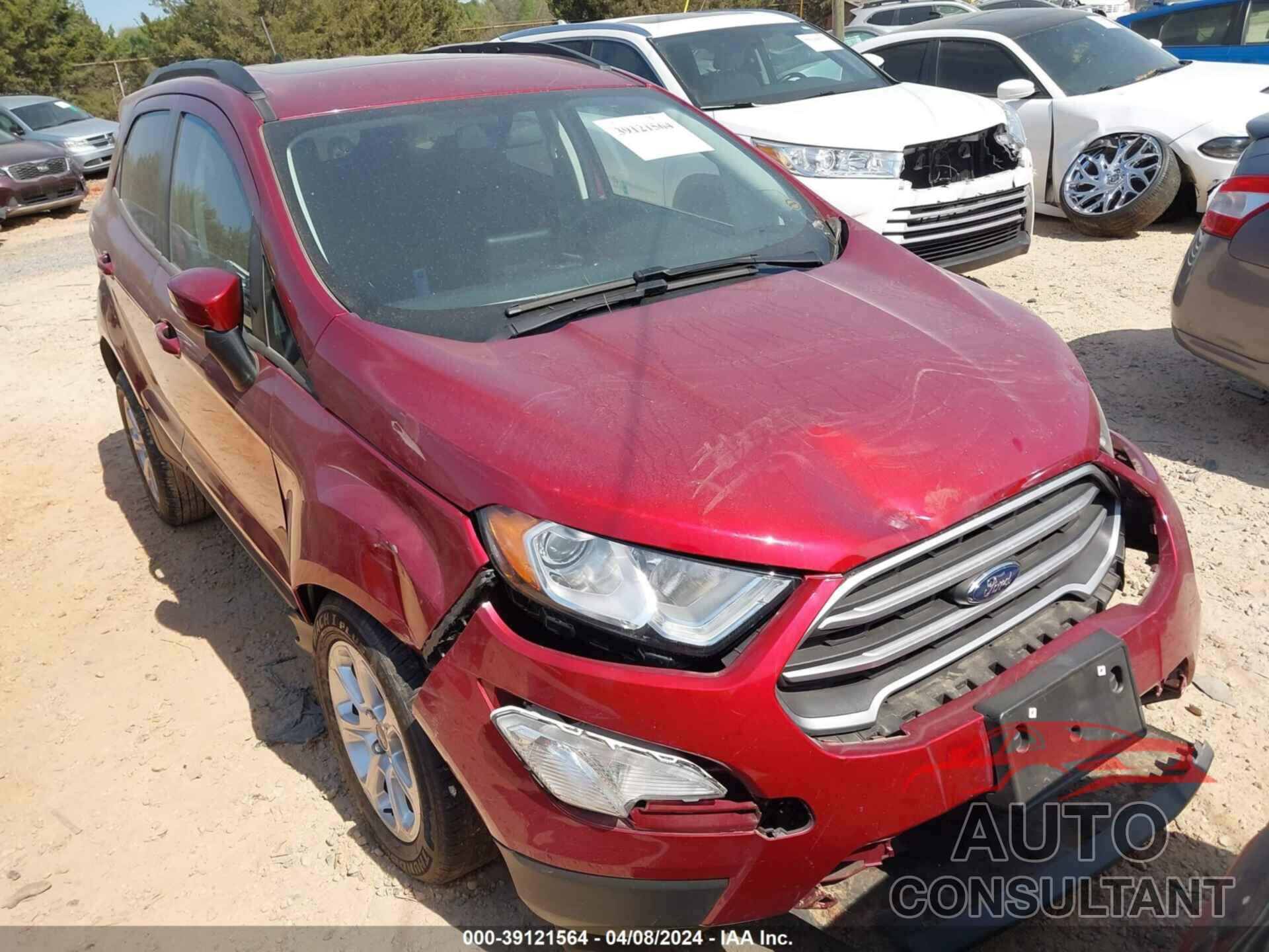 FORD ECOSPORT 2020 - MAJ6S3GL5LC327038