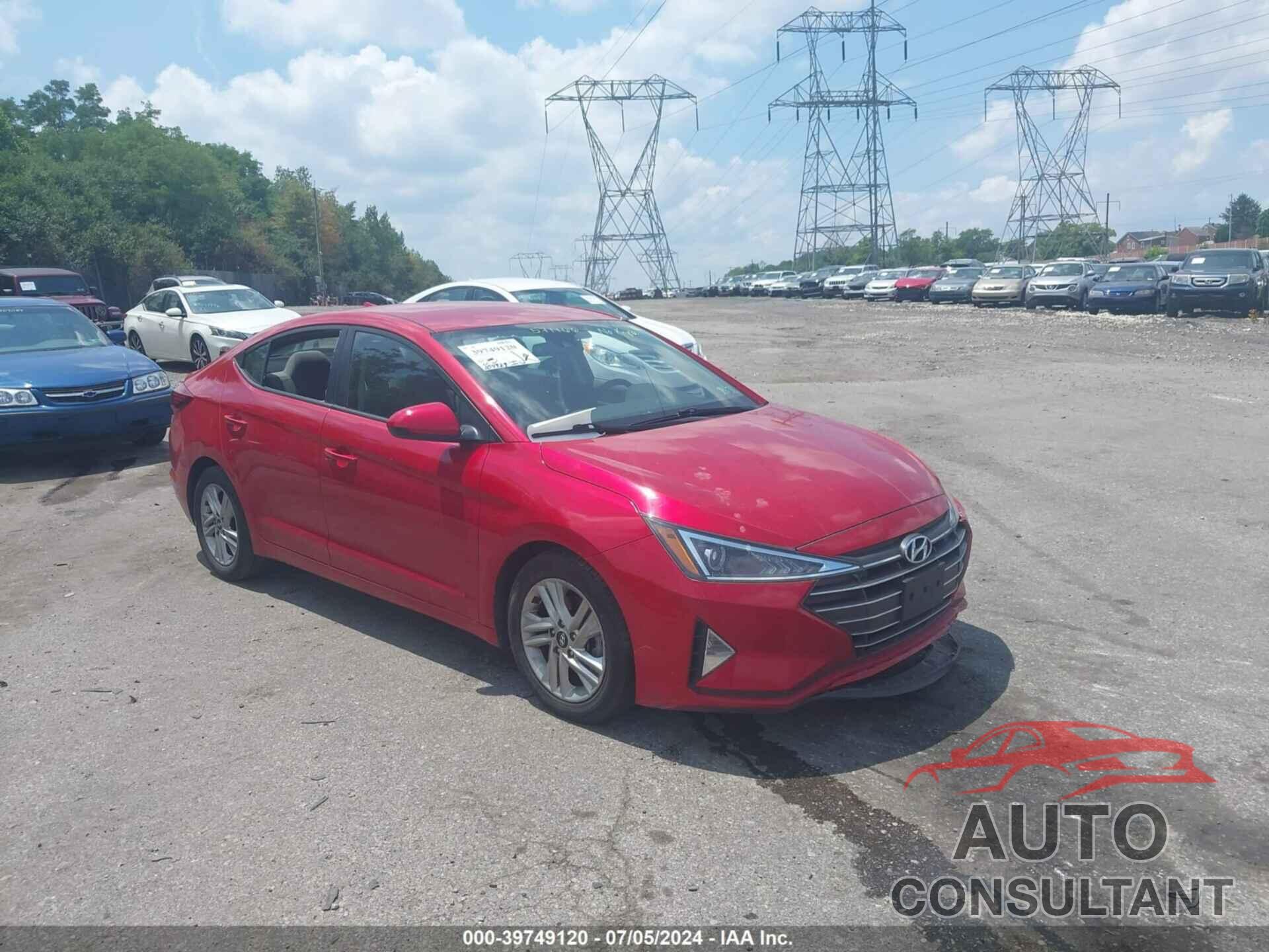 HYUNDAI ELANTRA 2020 - 5NPD84LF3LH571166