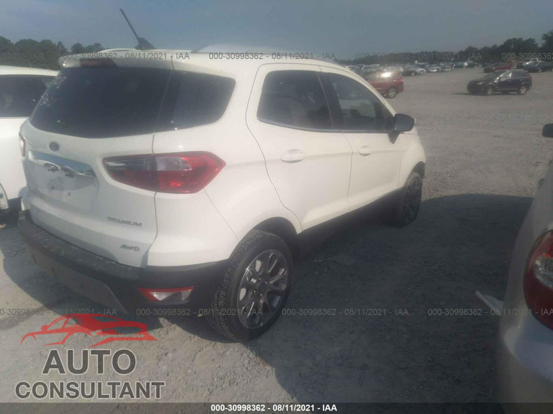 FORD ECOSPORT 2021 - MAJ6S3KL5MC411708