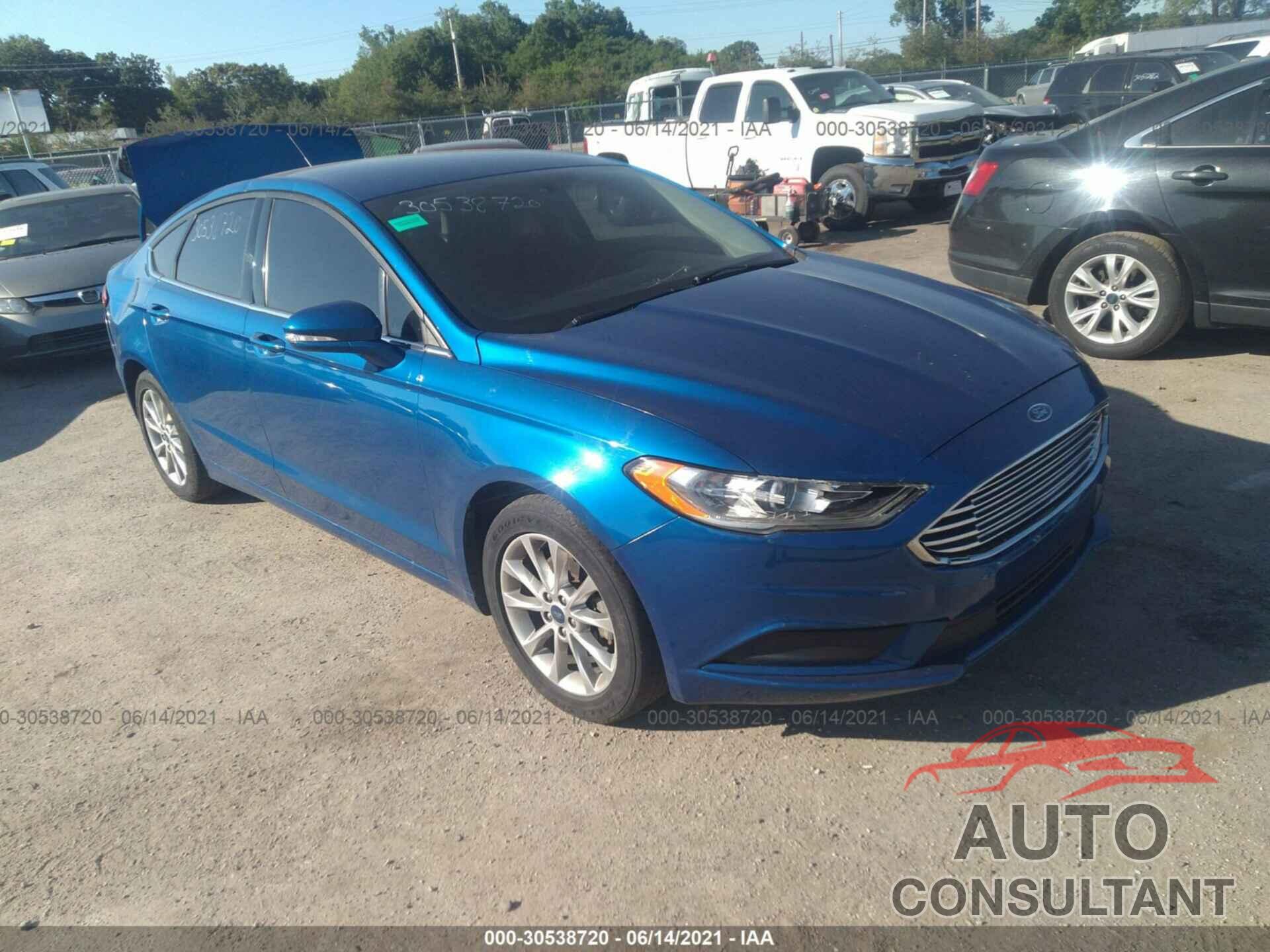 FORD FUSION 2017 - 3FA6P0HDXHR205324