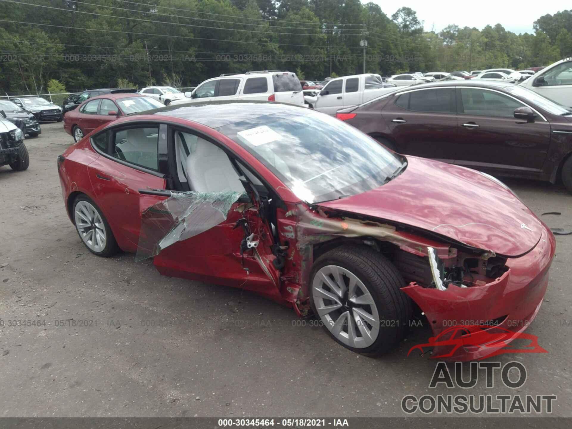 TESLA MODEL 3 2021 - 5YJ3E1EB7MF862394