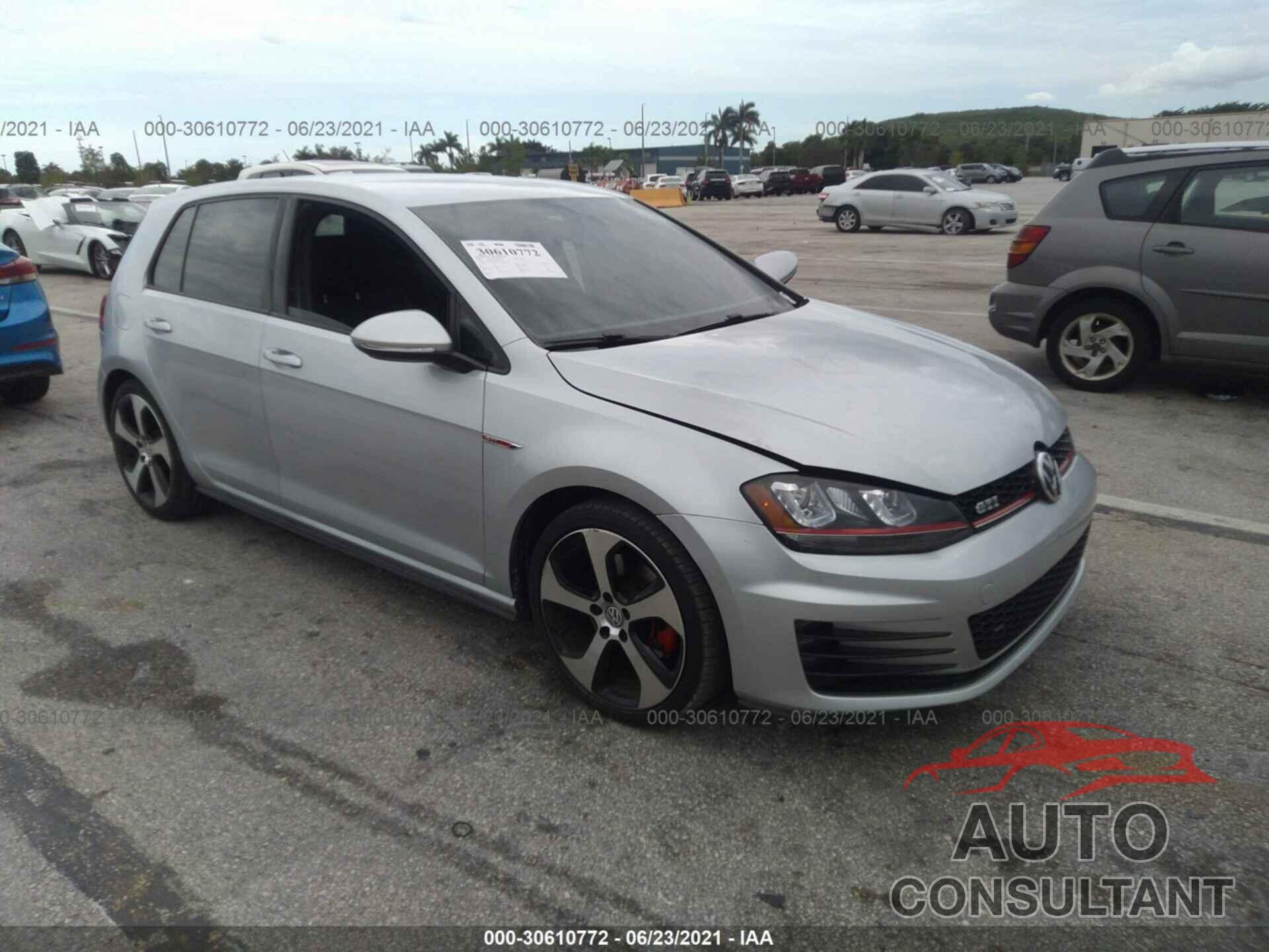 VOLKSWAGEN GOLF GTI 2016 - 3VW4T7AU5GM025922